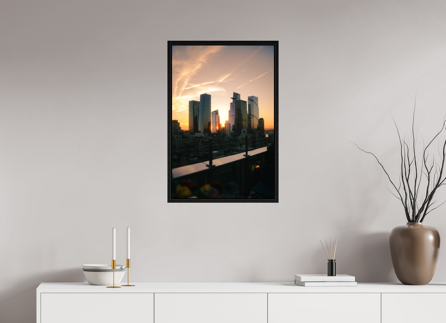 Crépuscule Urbain à New York