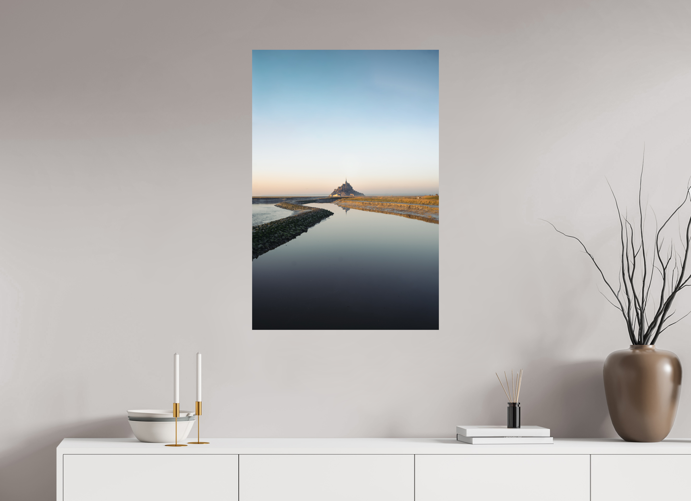 60 x 90 cm, Photo Print On Fuji Crystal DP II Photographie Murale - Mont Saint Michel