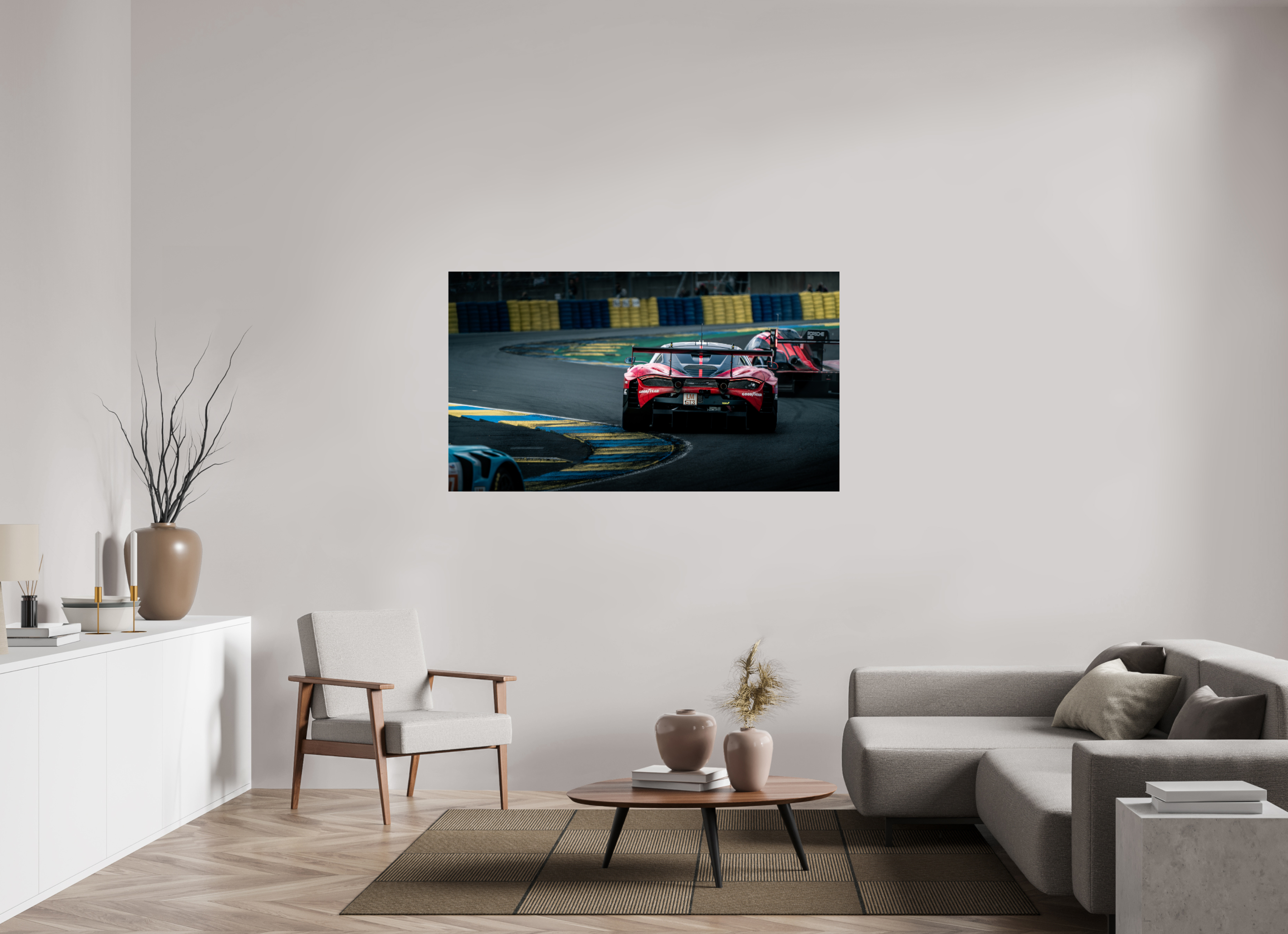 160 x 90 cm, Photo Print On Fuji Crystal DP II Photographie Murale - Mclaren 720s LMGT3 Evo