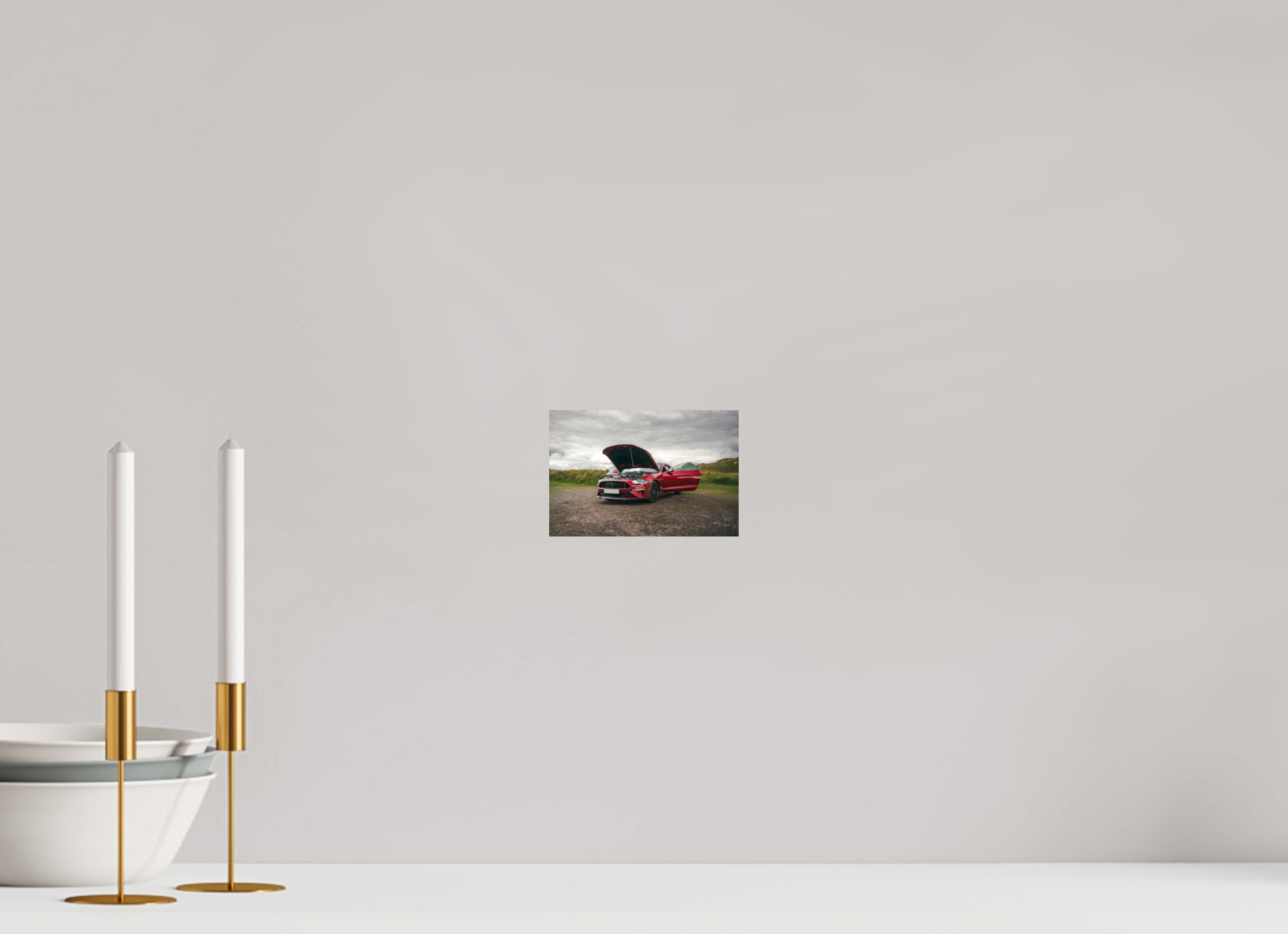 15 x 10 cm, Photo Print On Fuji Crystal DP II Photographie Murale - Mustang VI GT Hatchback 2018