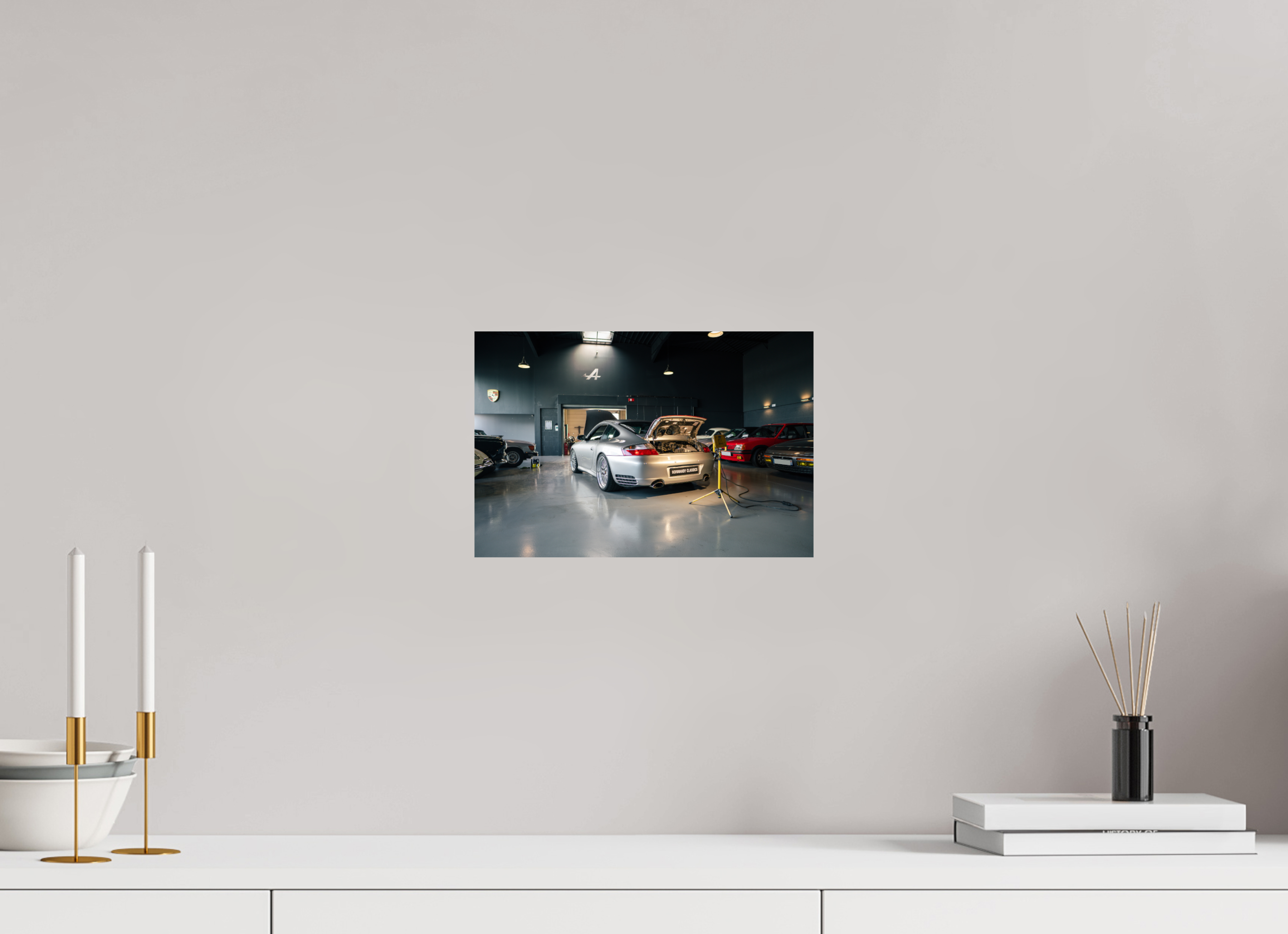 30 x 20 cm, Photo Print On Fuji Crystal DP II Photographie Murale - Porsche 996 Carrera 4S