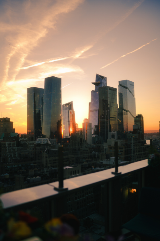 Main image Photographie Murale - Sunset New-York
