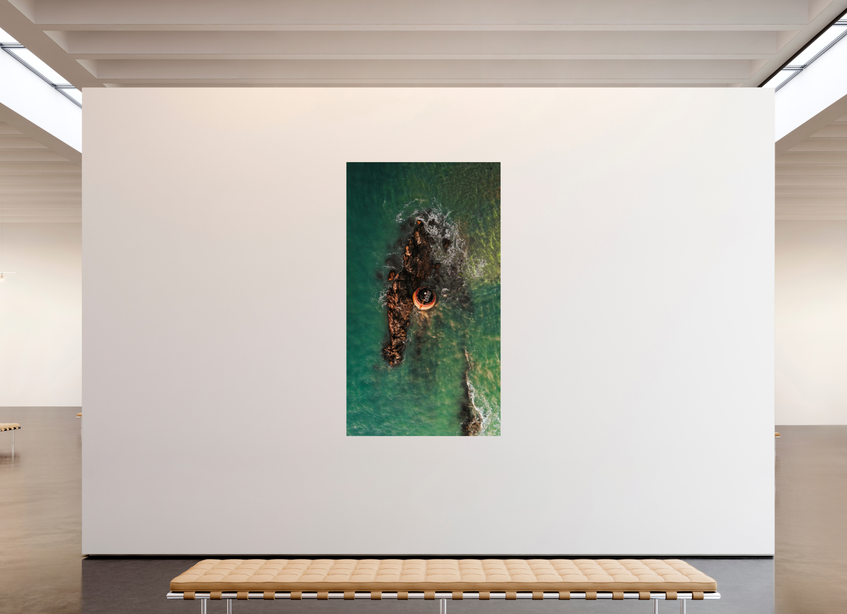 117 x 208 cm, Photo Print On Fuji Crystal DP II Photographie Murale - Phare isolé