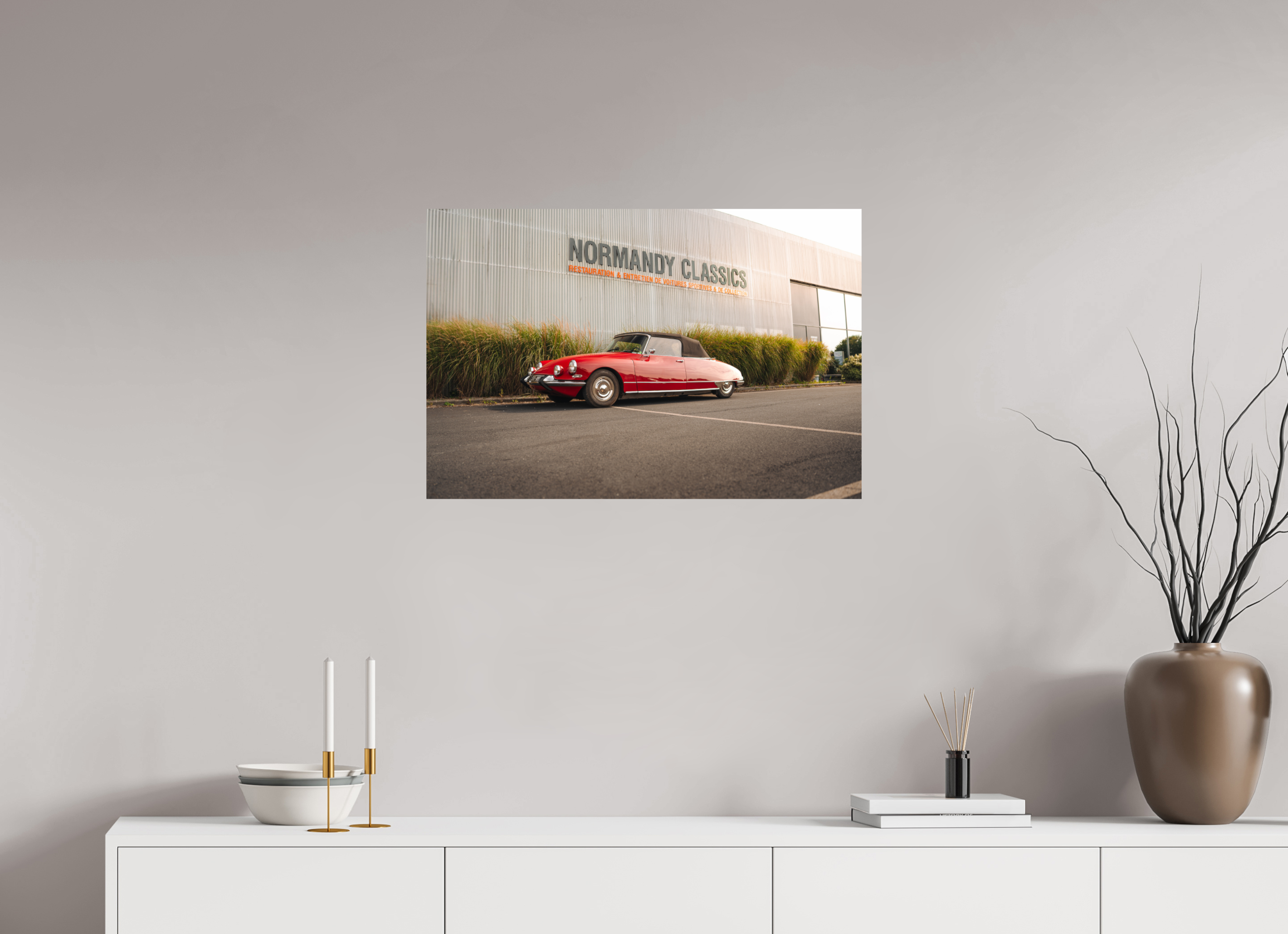 75 x 50 cm, Photo Print On Fuji Crystal DP II Photographie Murale - DS 21 Cabriolet