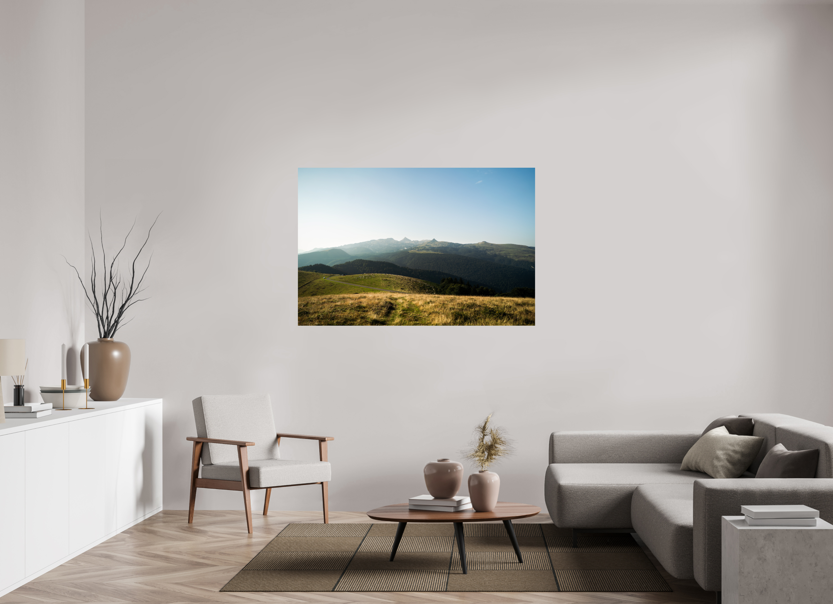 150 x 100 cm, Photo Print On Fuji Crystal DP II Photographie Murale - Paysage des Pyrénées