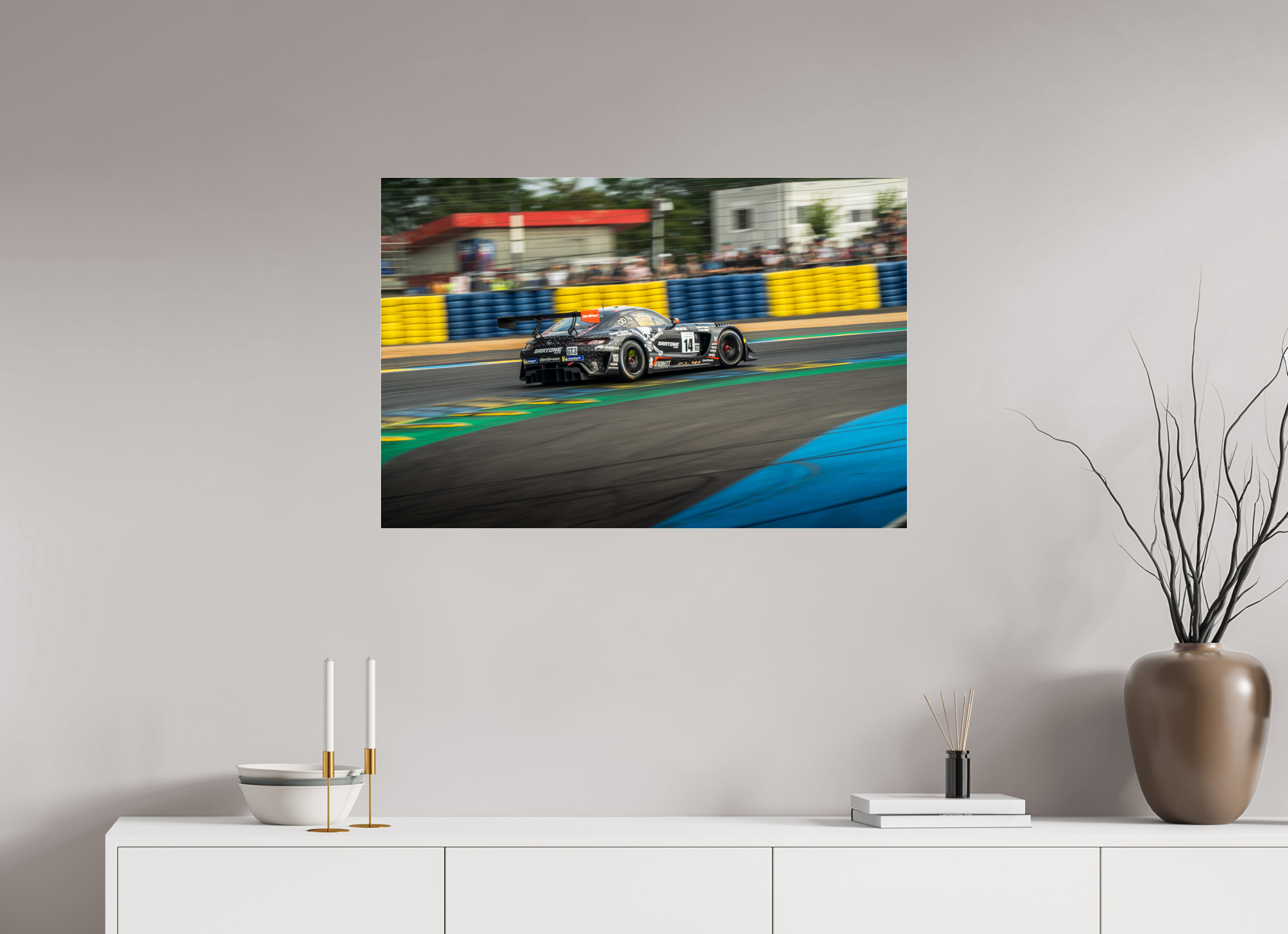 90 x 60 cm, Photo Print Under Acrylic Glass Photographie Murale - Mercedes GT3