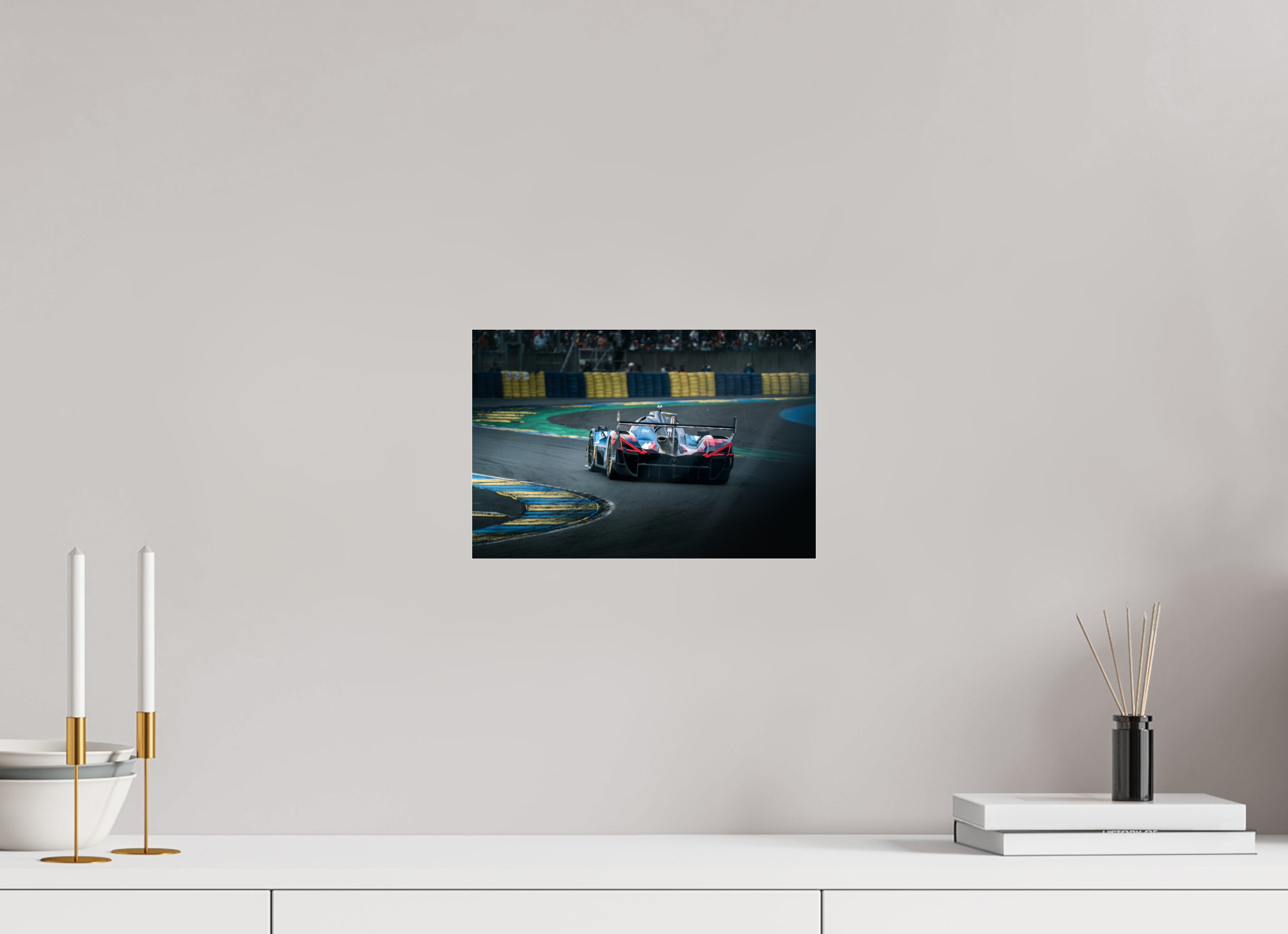 30 x 20 cm, Photo Print Under Acrylic Glass Photographie Murale - Alpine Hypercar A424