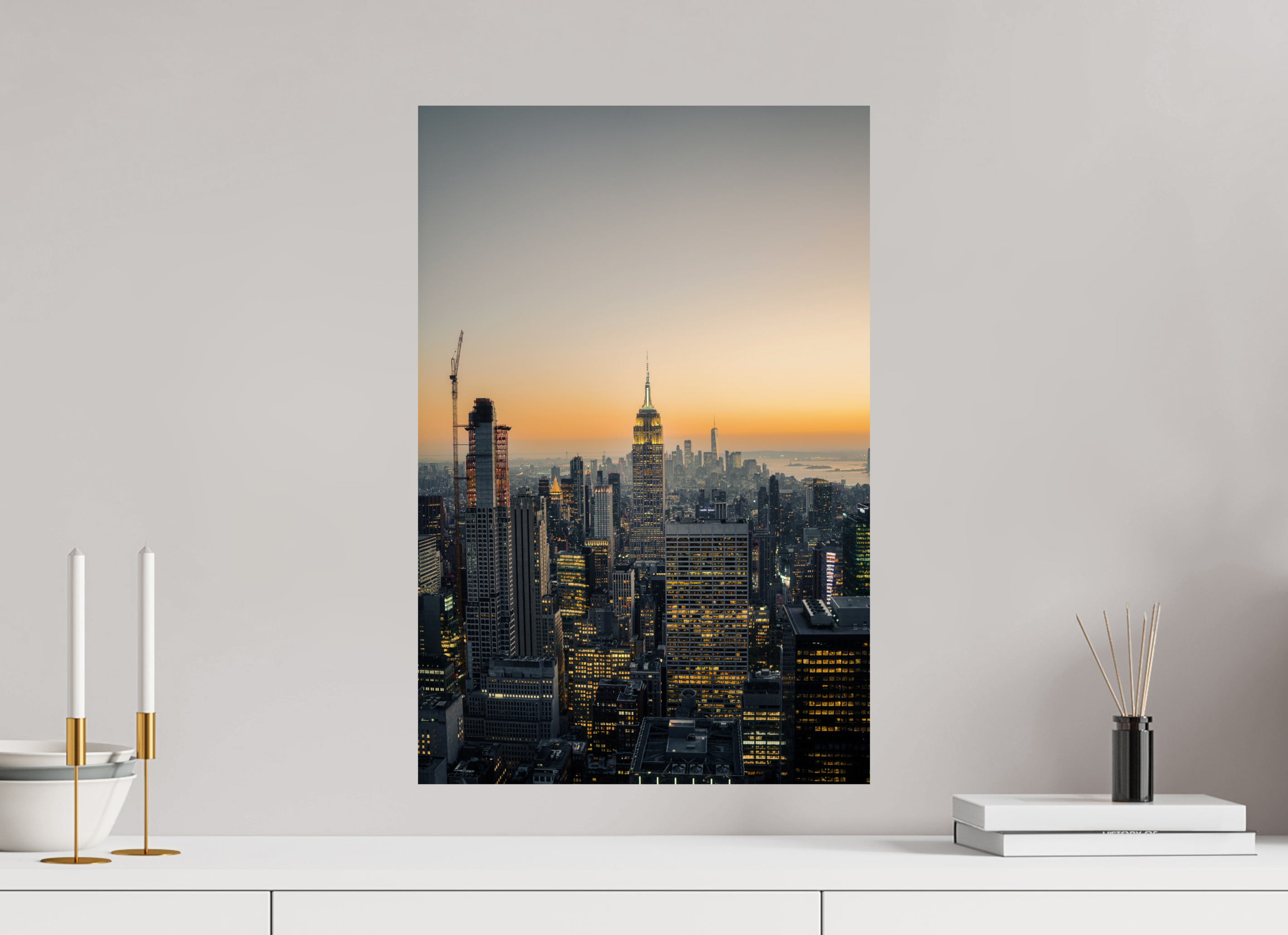 40 x 60 cm, Photo Print On Fuji Crystal DP II Photographie Murale - Empire State Building