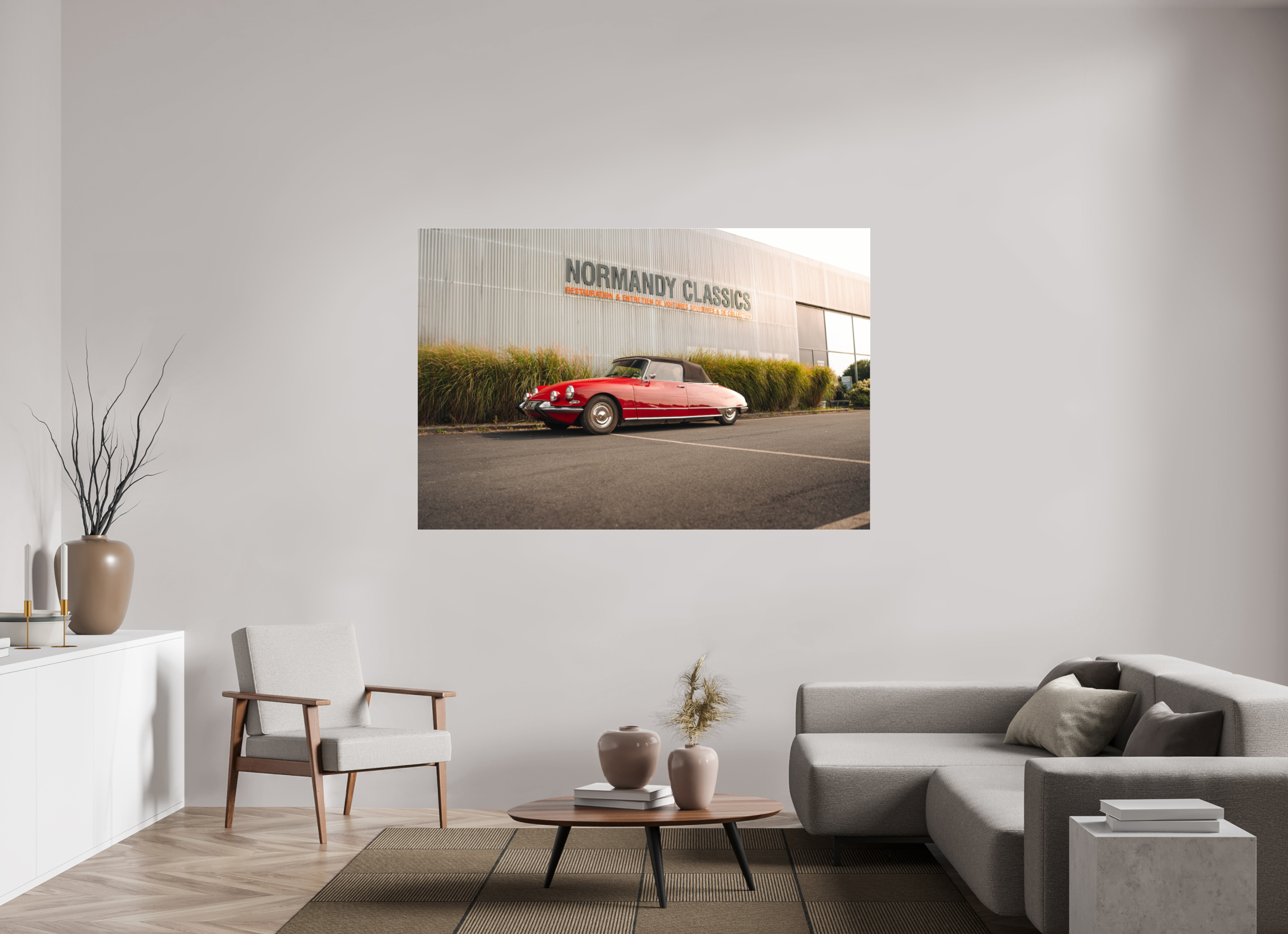 180 x 120 cm, Photo Print Under Acrylic Glass Photographie Murale - DS 21 Cabriolet