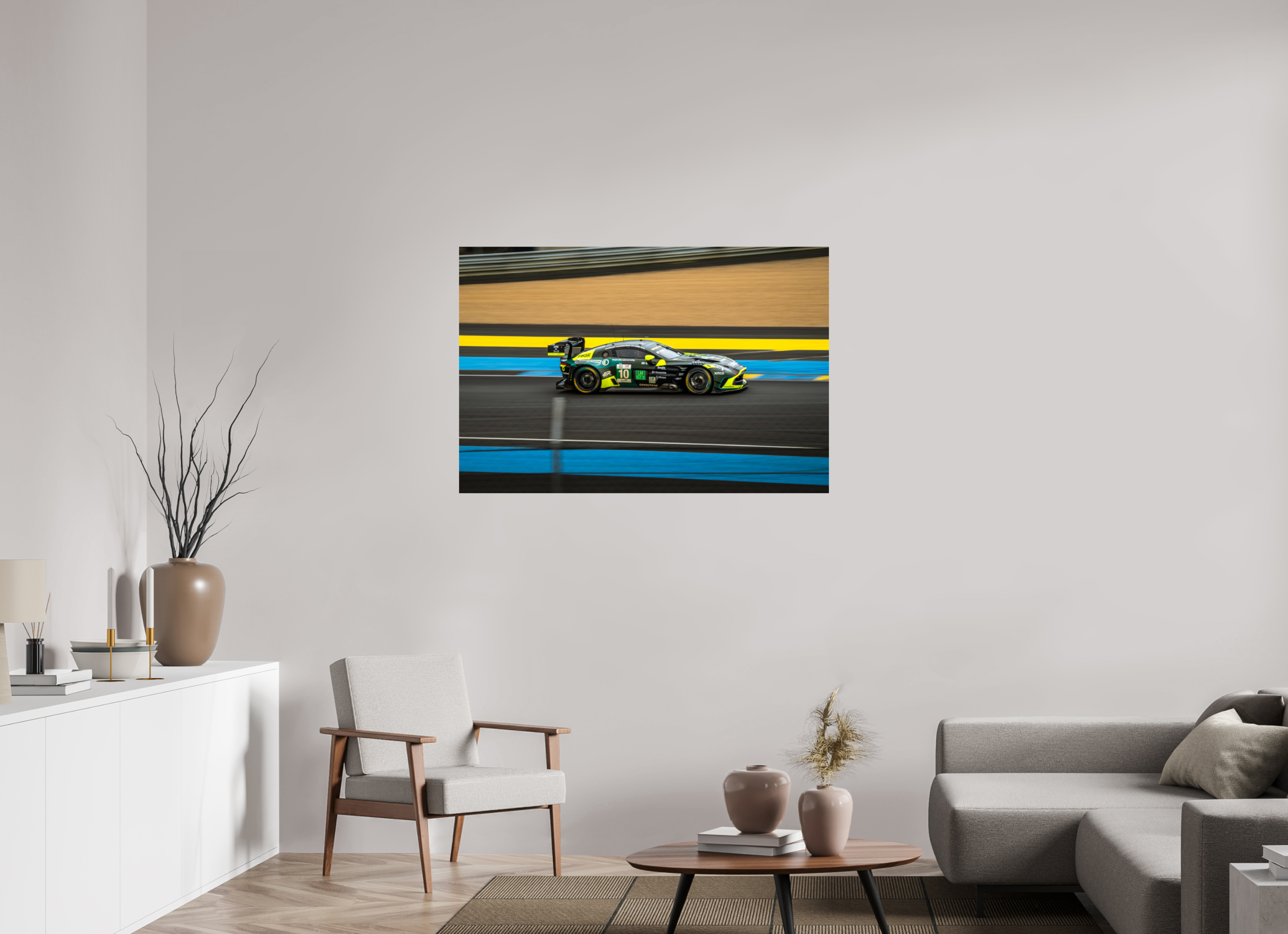 120 x 80 cm, Photo Print On Fuji Crystal DP II Photographie Murale - Astone Martin Vantage GT3