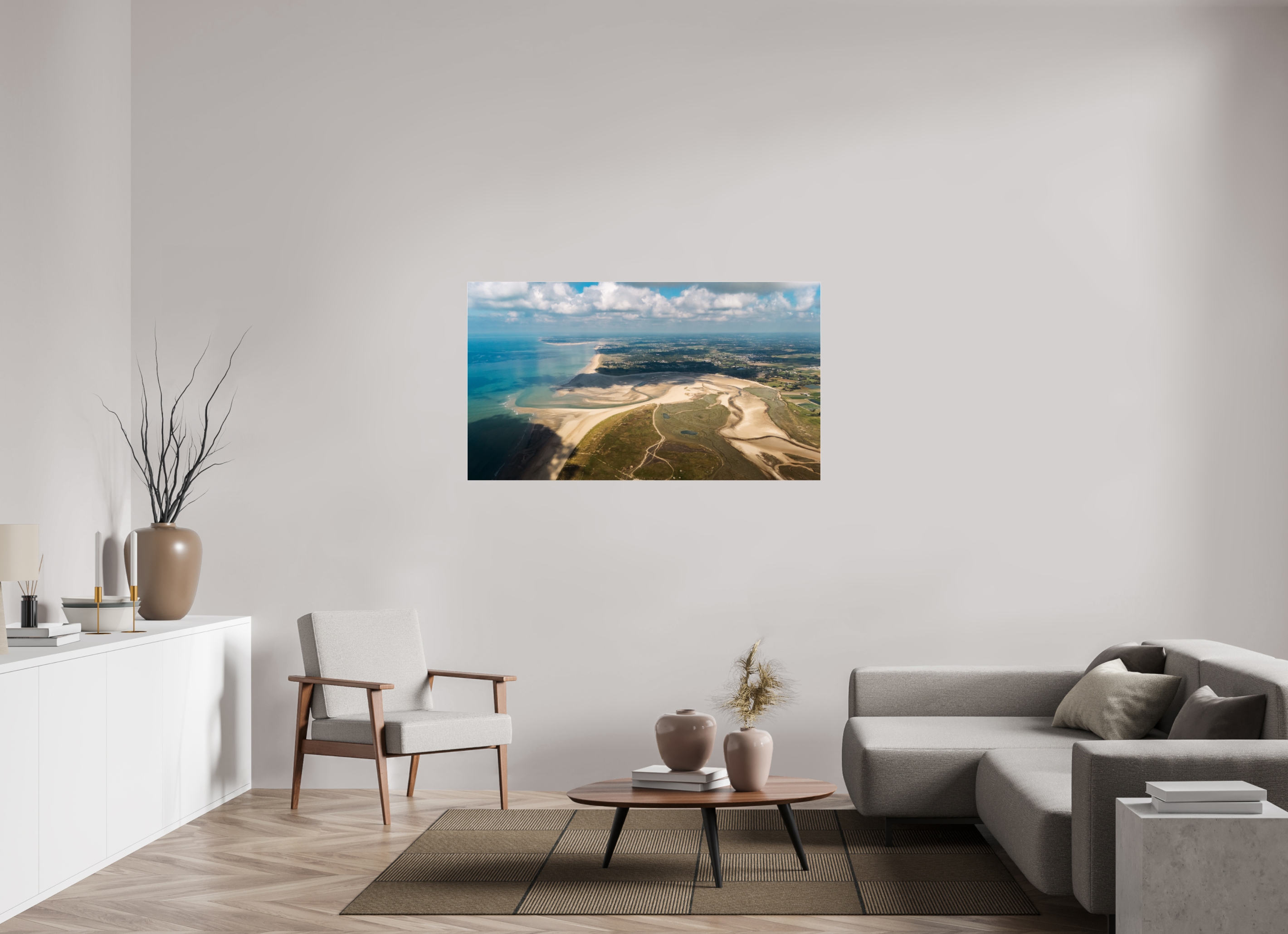 144 x 81 cm, Photo Print Under Acrylic Glass Photographie Murale - Les salines