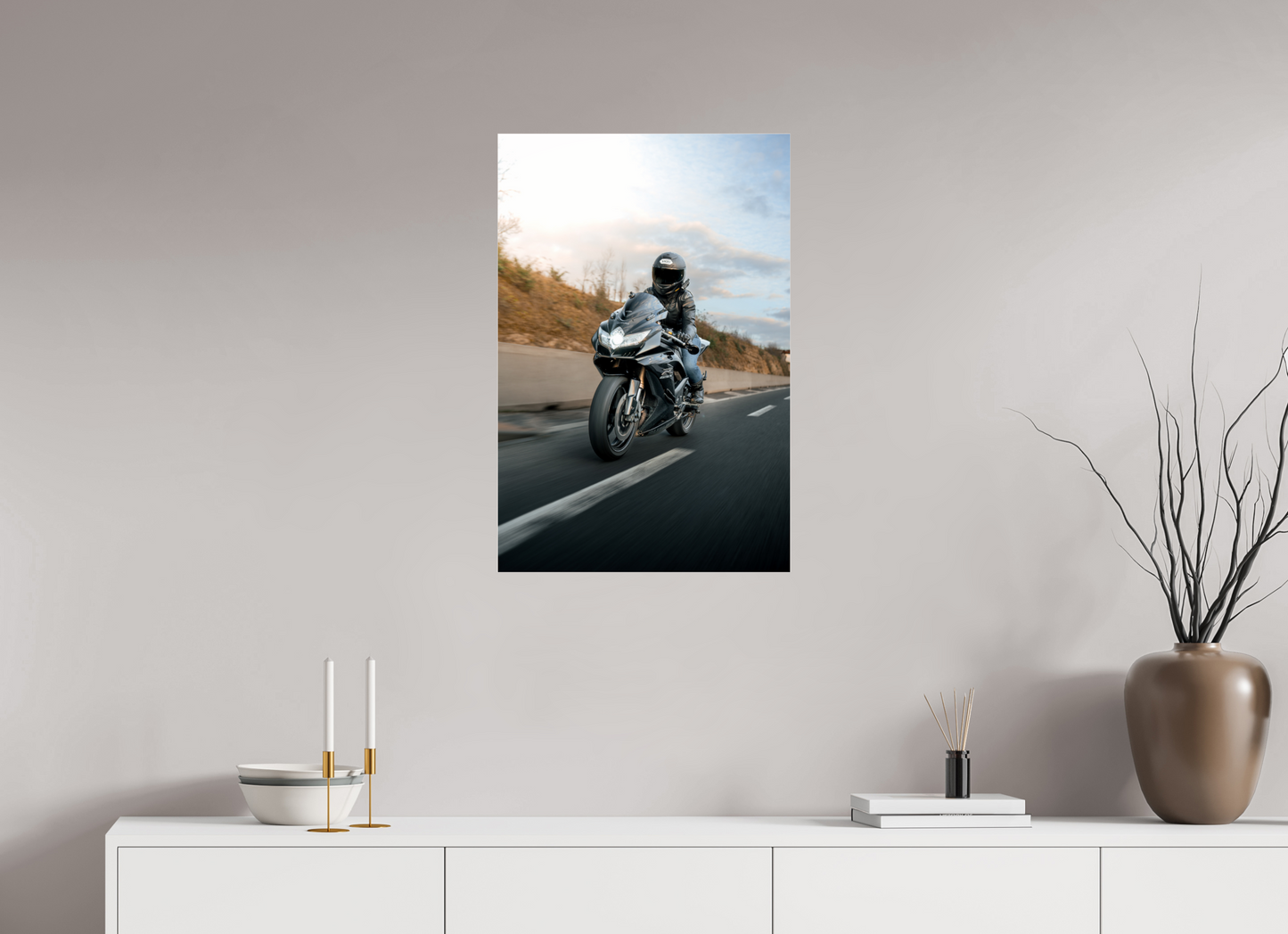 Rolling Shot Dynamique de la Suzuki GSX-R