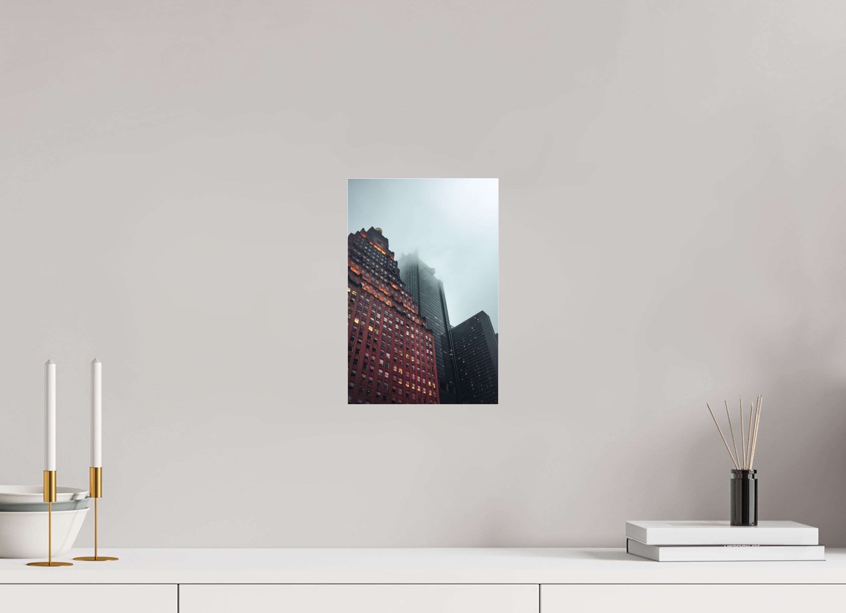 20 x 30 cm, Photo Print Under Acrylic Glass Photographie Murale - Building New-York n2
