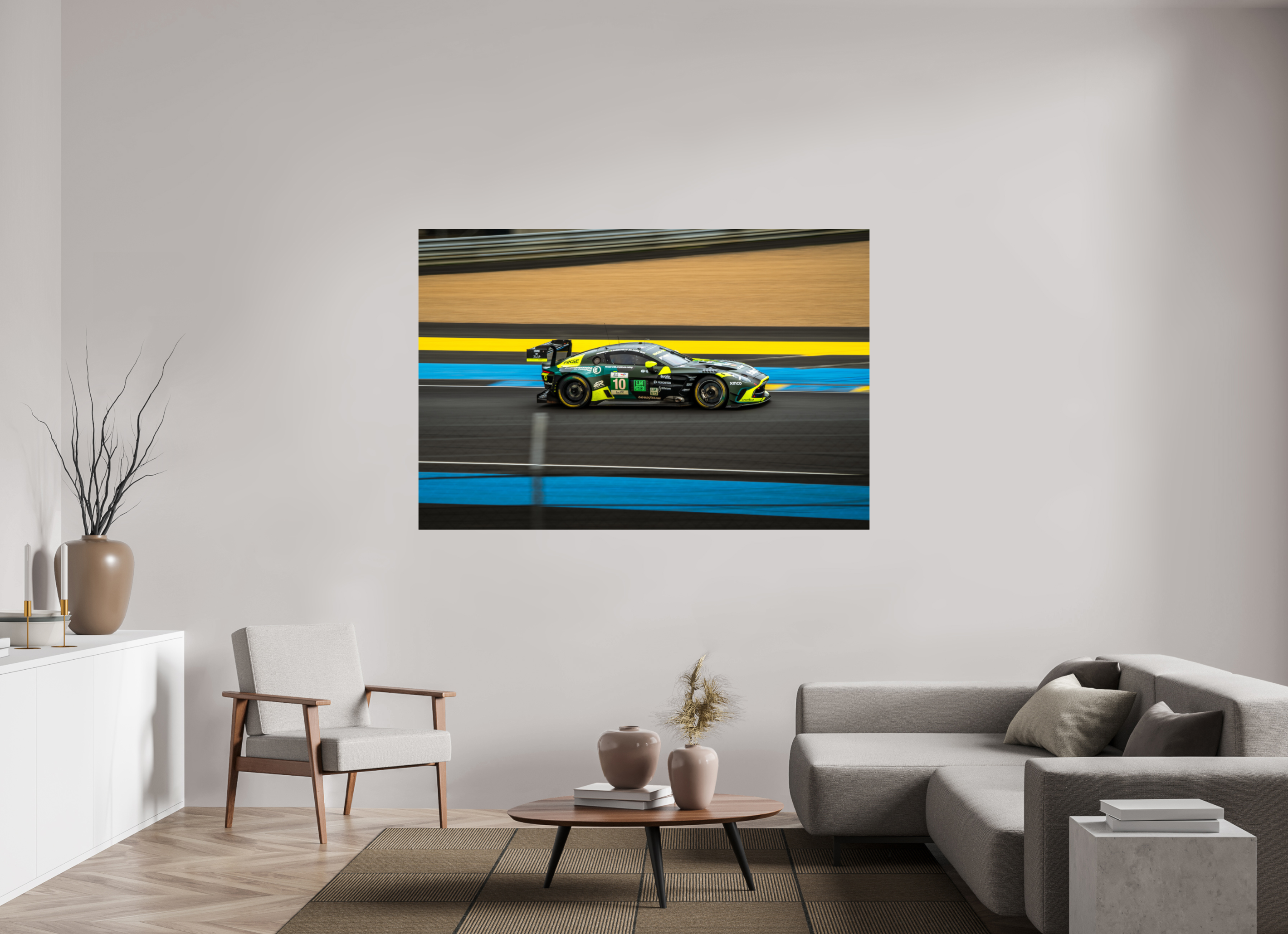 180 x 120 cm, Photo Print On Fuji Crystal DP II Photographie Murale - Astone Martin Vantage GT3