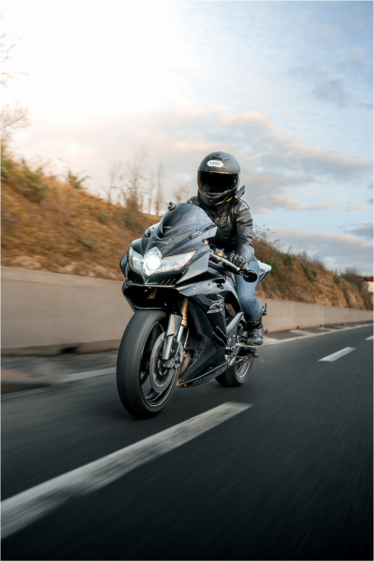 Rolling Shot Dynamique de la Suzuki GSX-R