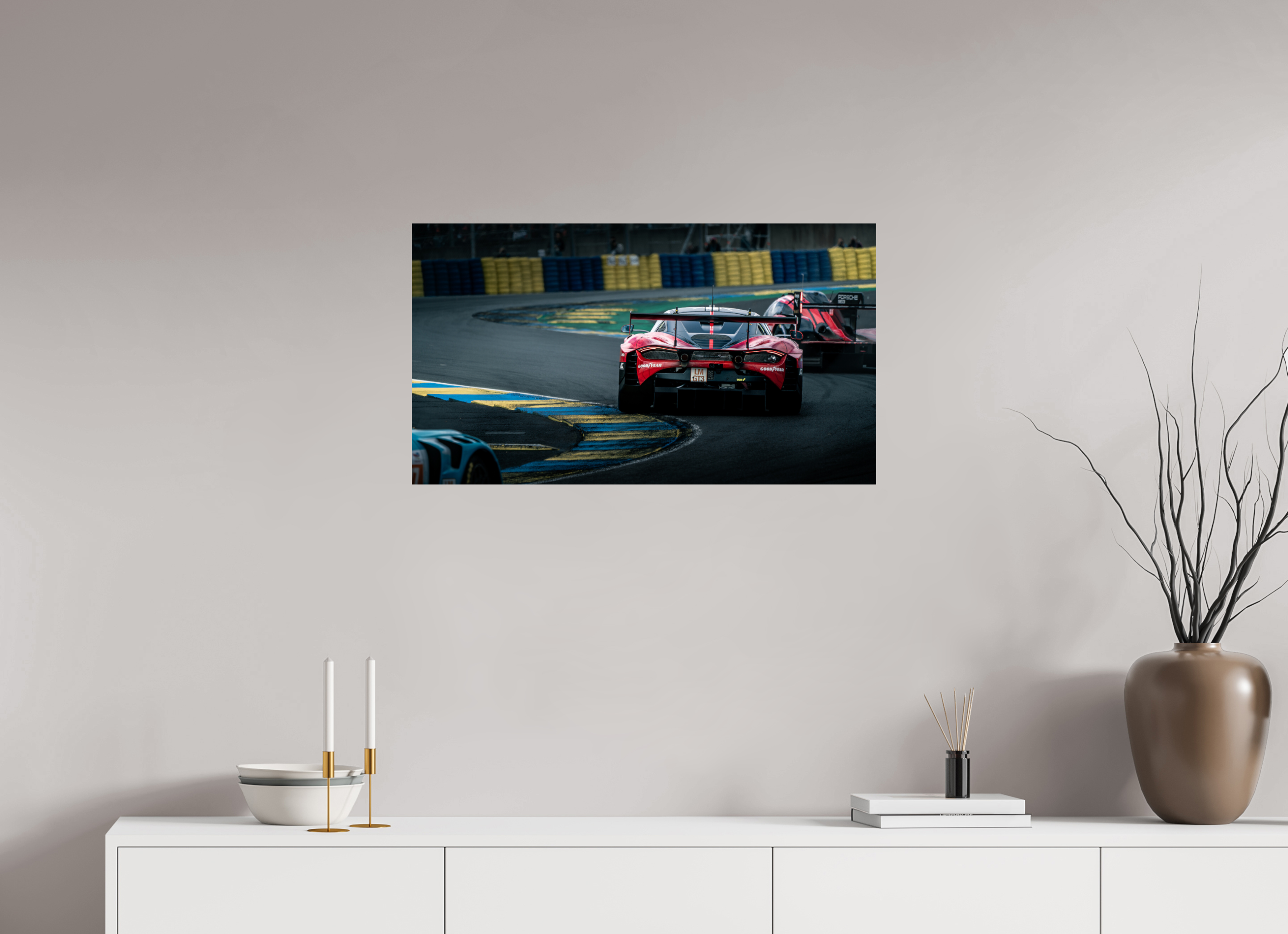 80 x 45 cm, Photo Print On Fuji Crystal DP II Photographie Murale - Mclaren 720s LMGT3 Evo