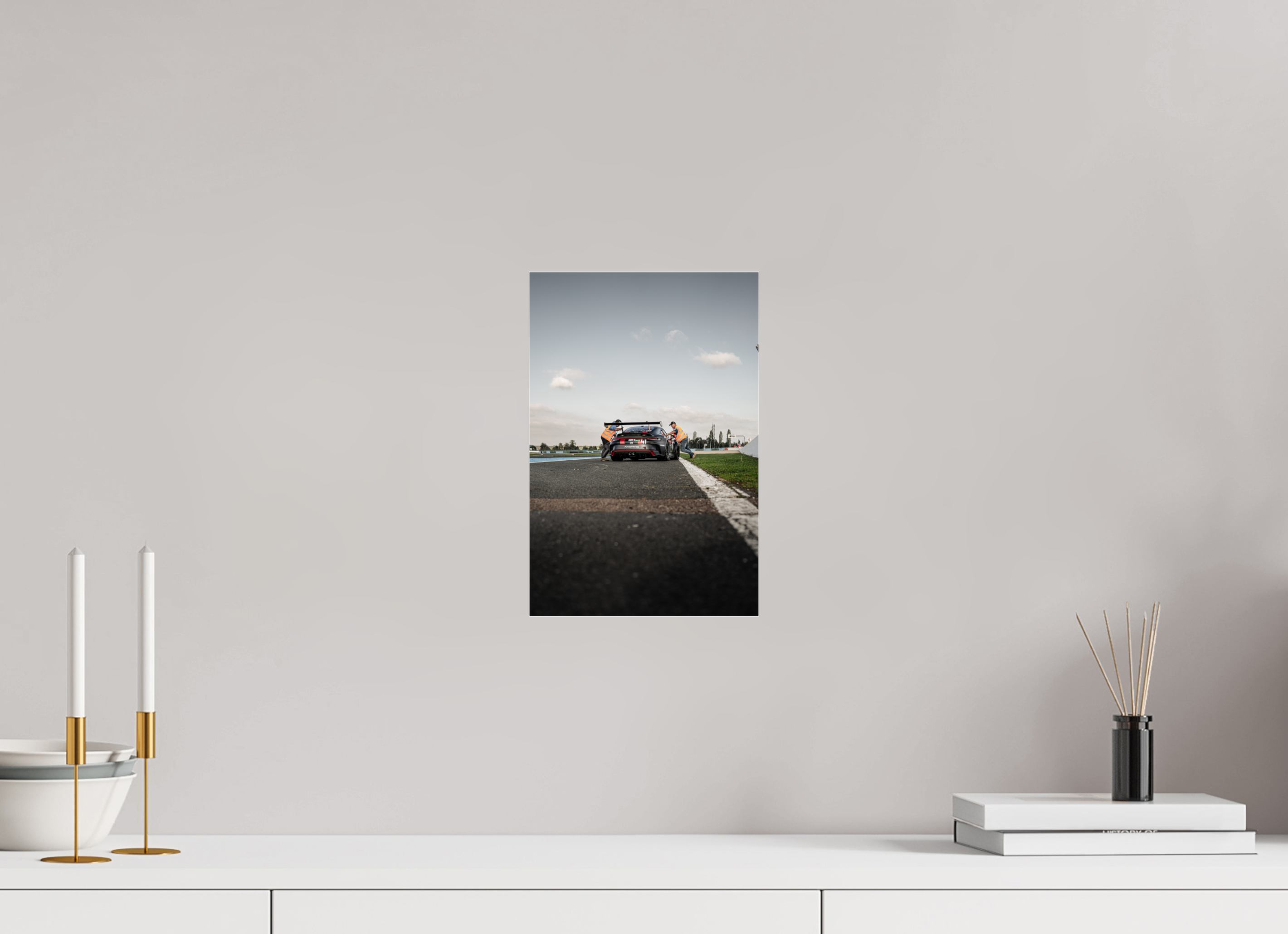 20 x 30 cm, Photo Print Under Acrylic Glass Photographie Murale - Porsche 992 GT3