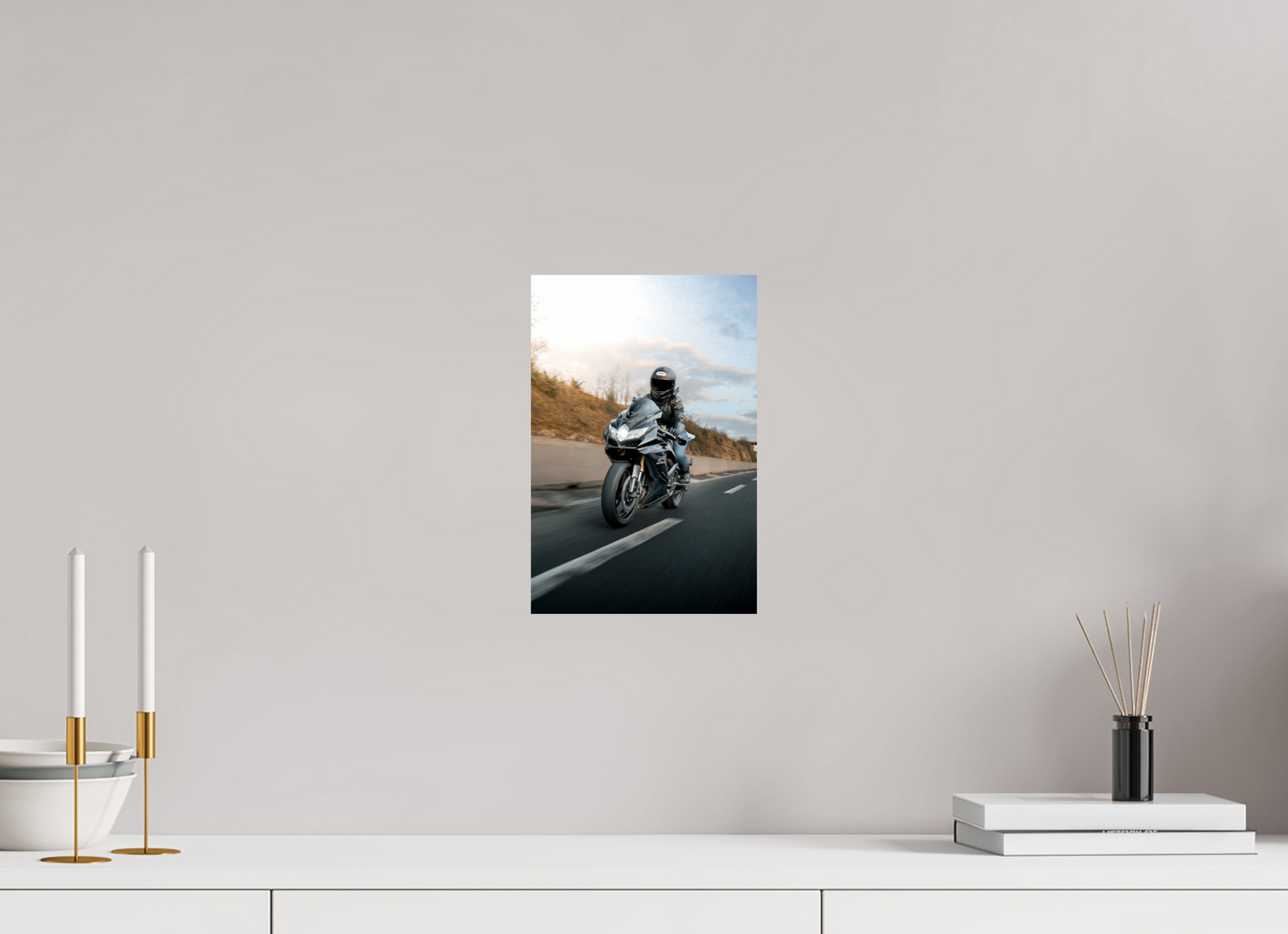 Rolling Shot Dynamique de la Suzuki GSX-R