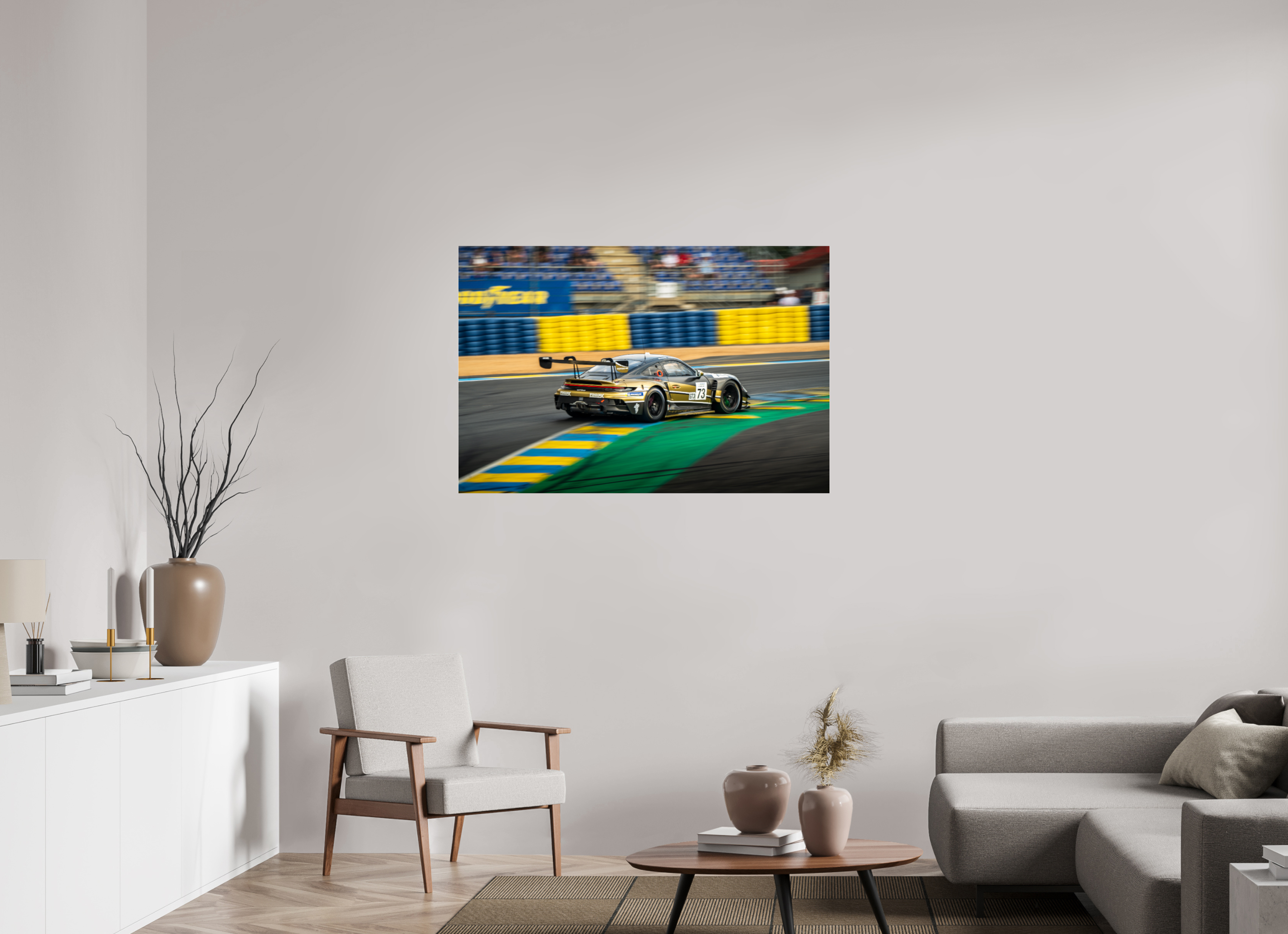 120 x 80 cm, Photo Print Under Acrylic Glass Photographie Murale - Porsche GT3