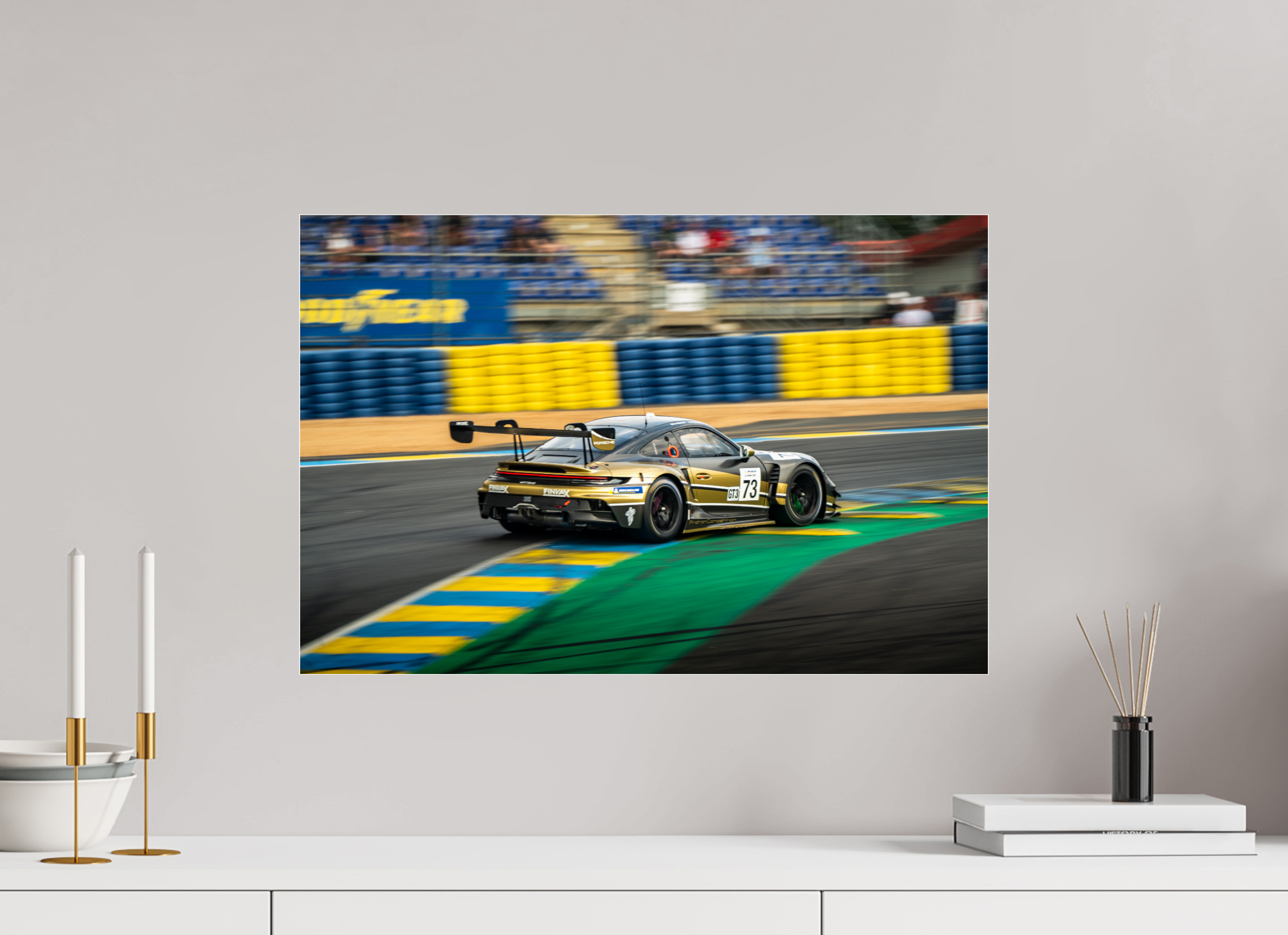 60 x 40 cm, Photo Print Under Acrylic Glass Photographie Murale - Porsche GT3