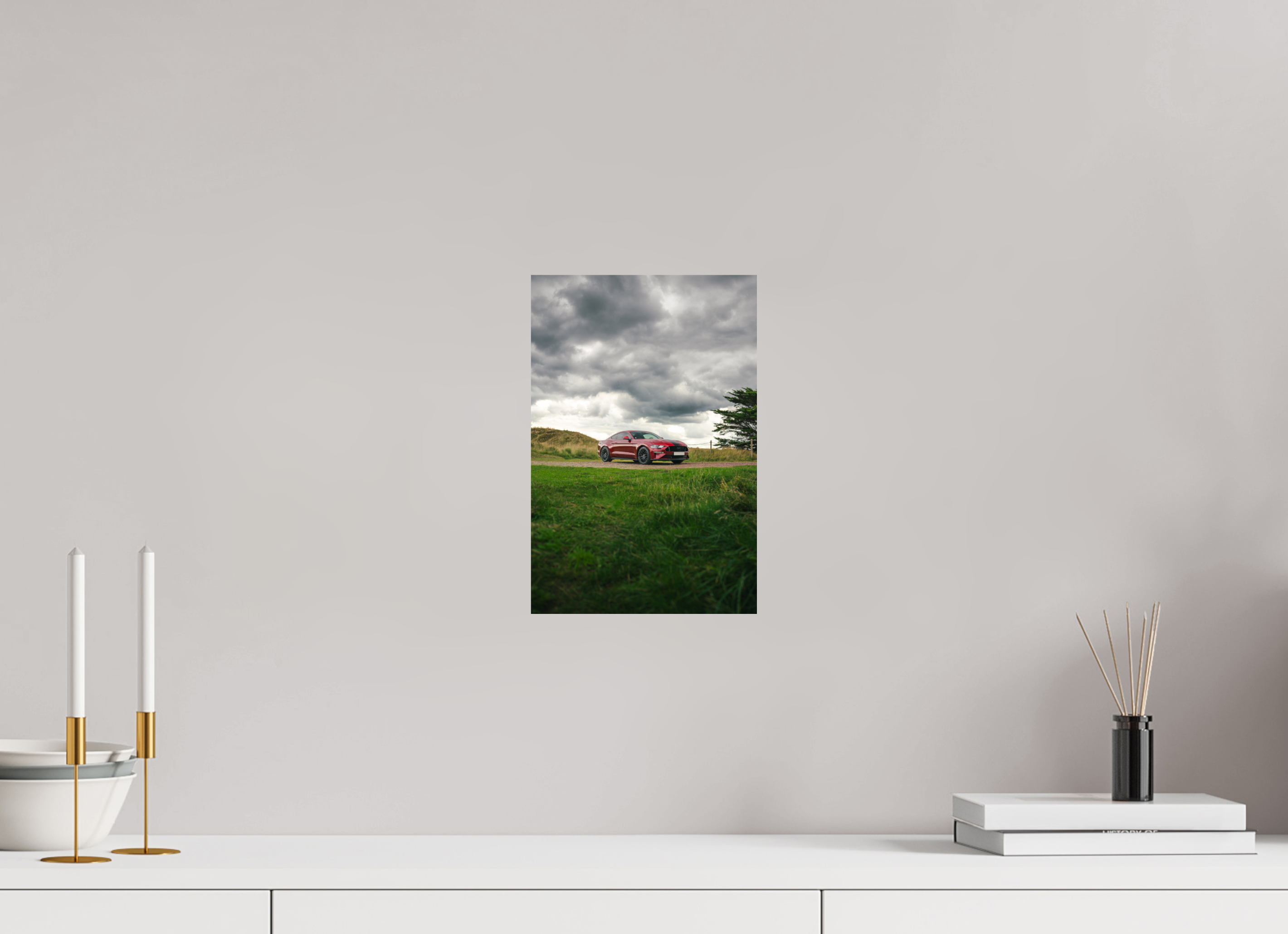 20 x 30 cm, Photo Print On Fuji Crystal DP II Photographie Murale - Mustang VI GT HatchBack n2