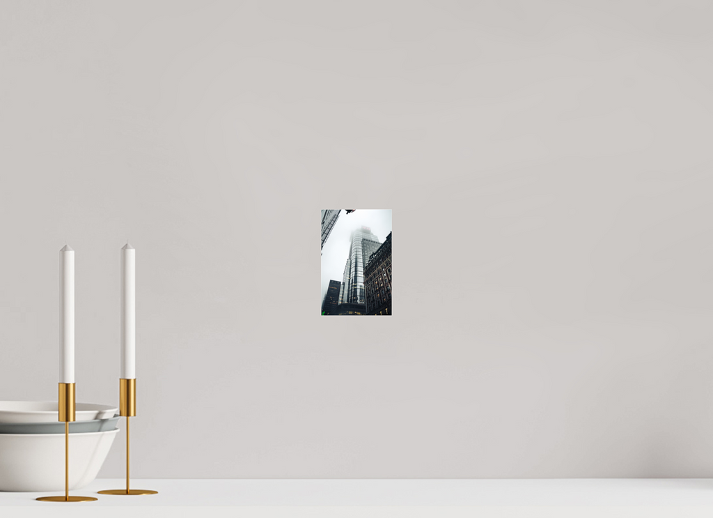 10 x 15 cm, Photo Print Under Acrylic Glass Photographie Murale - Building New-York n1
