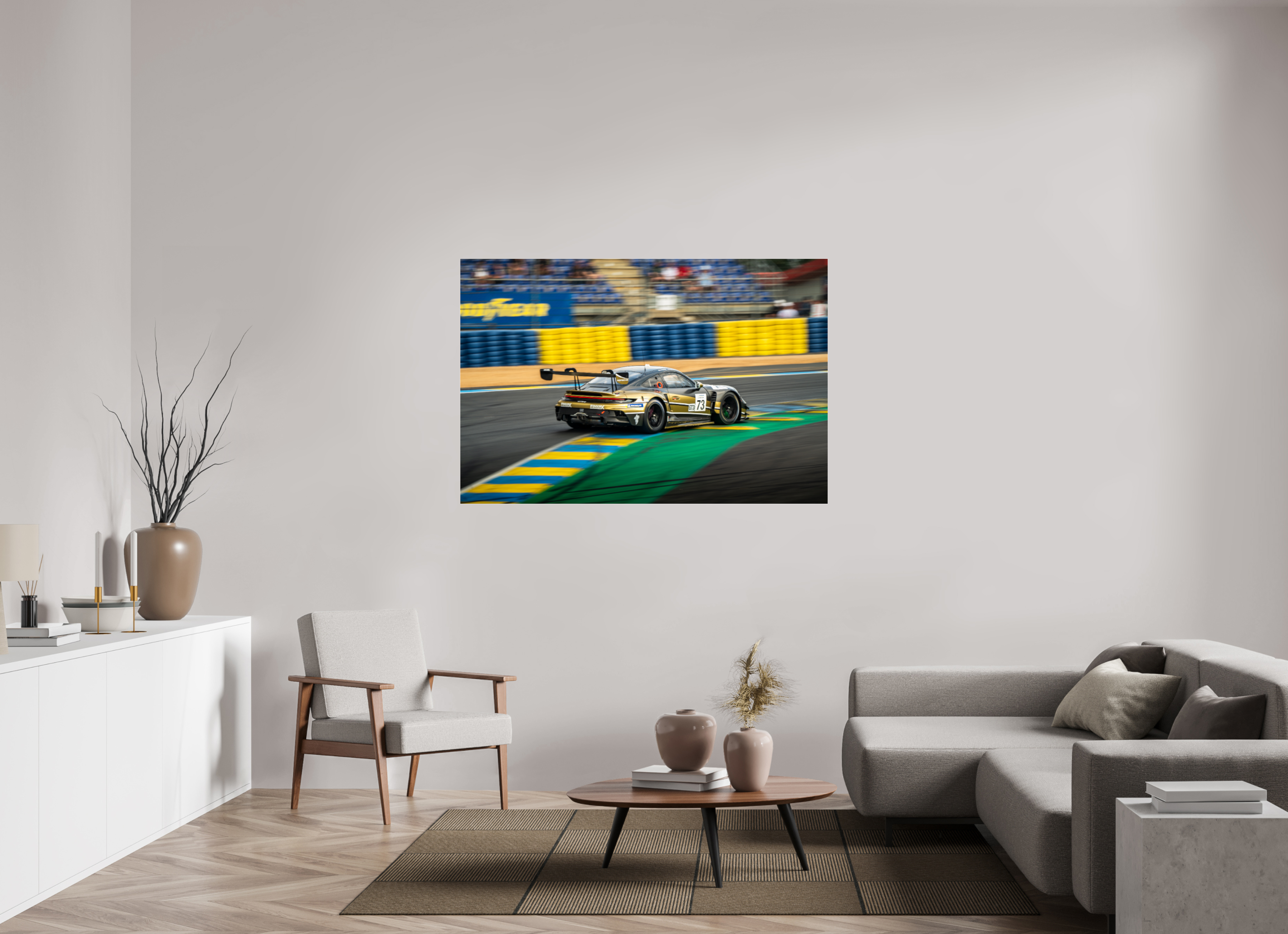 150 x 100 cm, Photo Print Under Acrylic Glass Photographie Murale - Porsche GT3