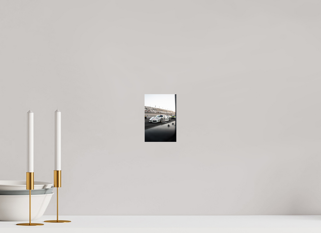 10 x 15 cm, Photo Print Under Acrylic Glass Photographir Murale - Ferrari 488 GT3