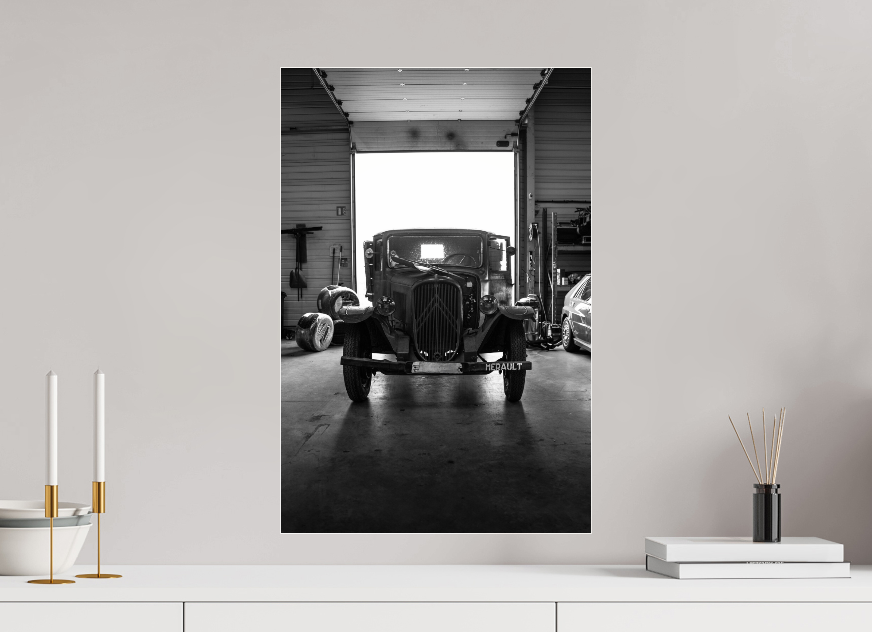 40 x 60 cm, Photo Print Under Acrylic Glass Photographie Murale - Citroën U23
