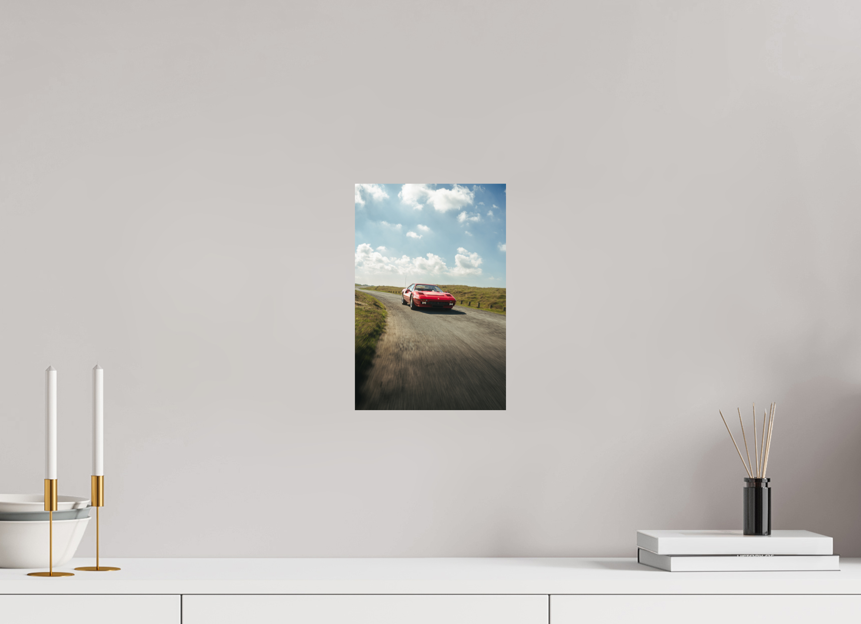 20 x 30 cm, Photo Print On Fuji Crystal DP II Photographie Murale - Ferrari 308 n1