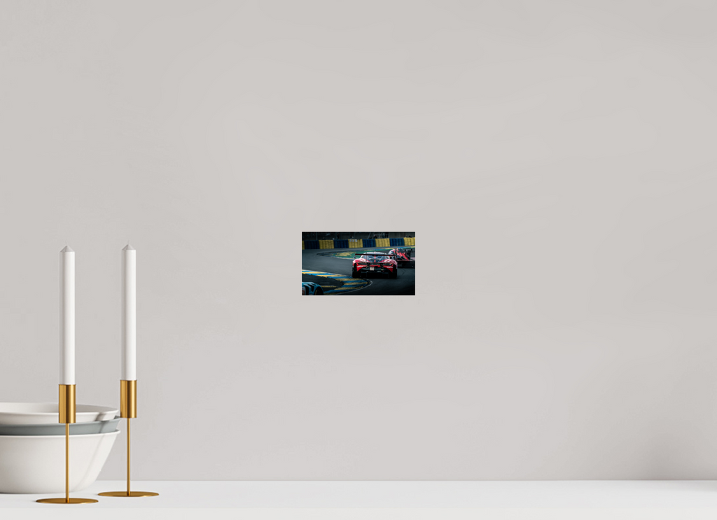 16 x 9 cm, Photo Print Under Acrylic Glass Photographie Murale - Mclaren 720s LMGT3 Evo