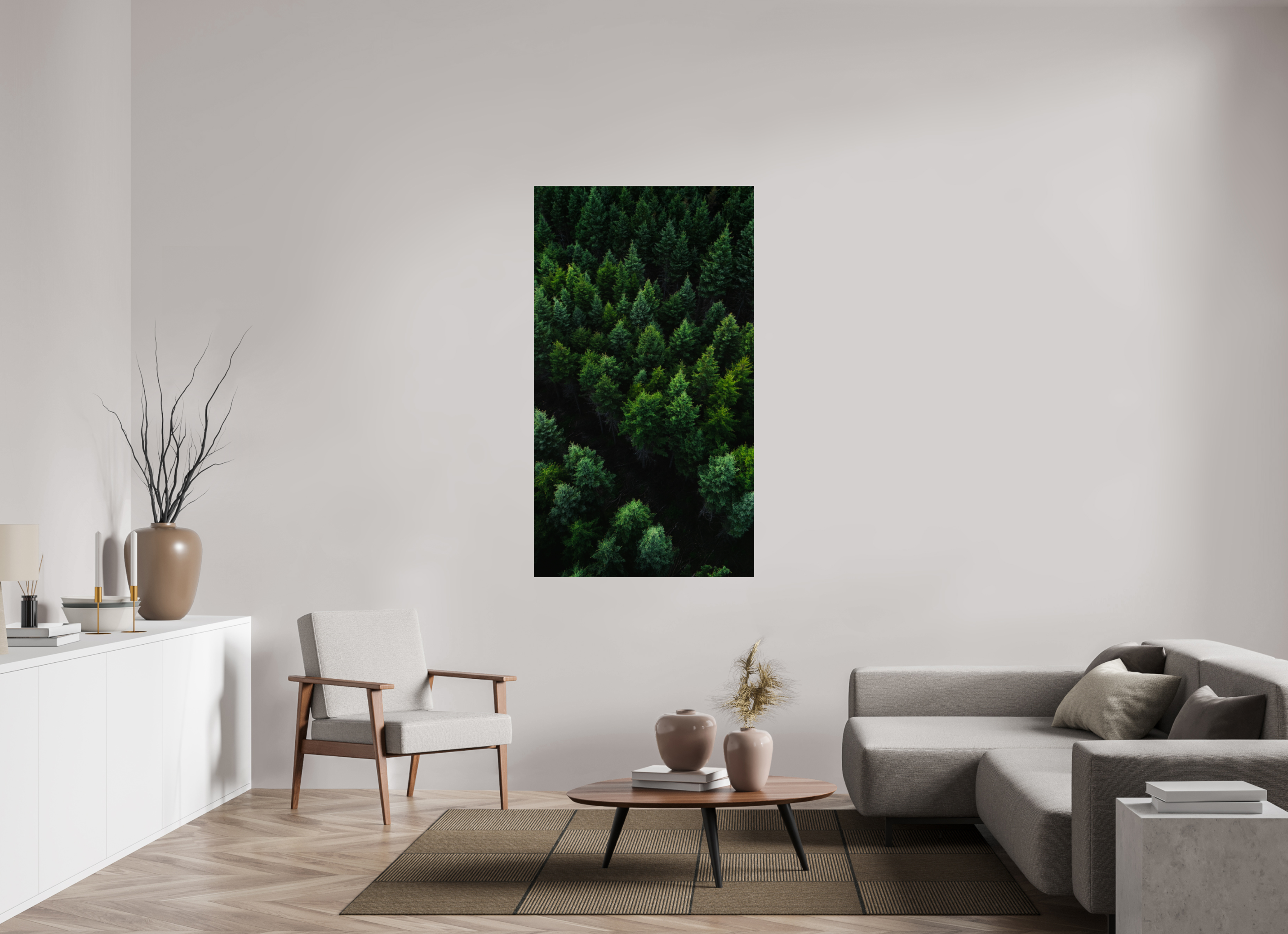 90 x 160 cm, Photo Print On Fuji Crystal DP II Photographie Murale - Fôret Canadienne