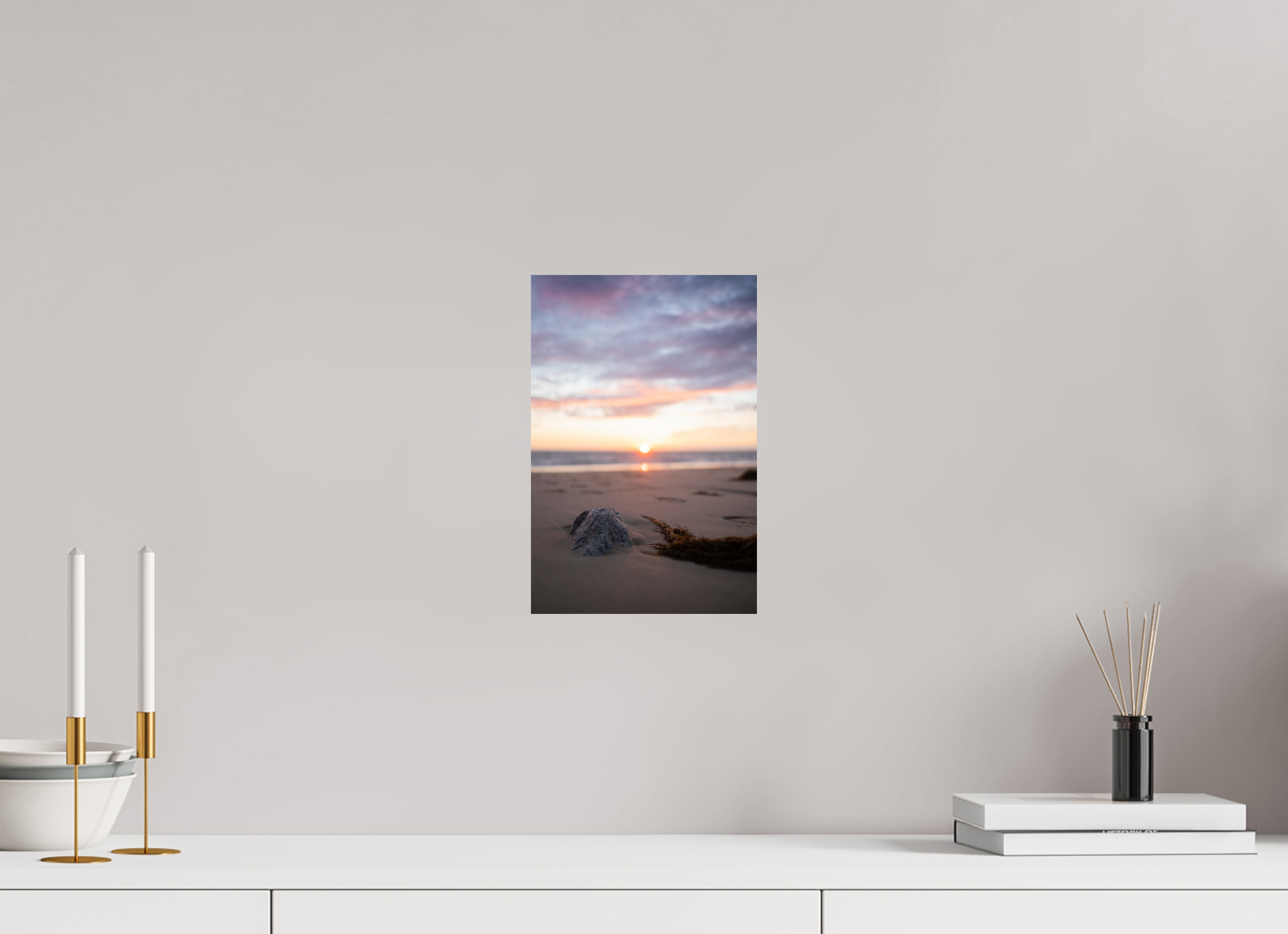20 x 30 cm, Photo Print On Fuji Crystal DP II Photographie Murale - Couché de soleil sur la mer