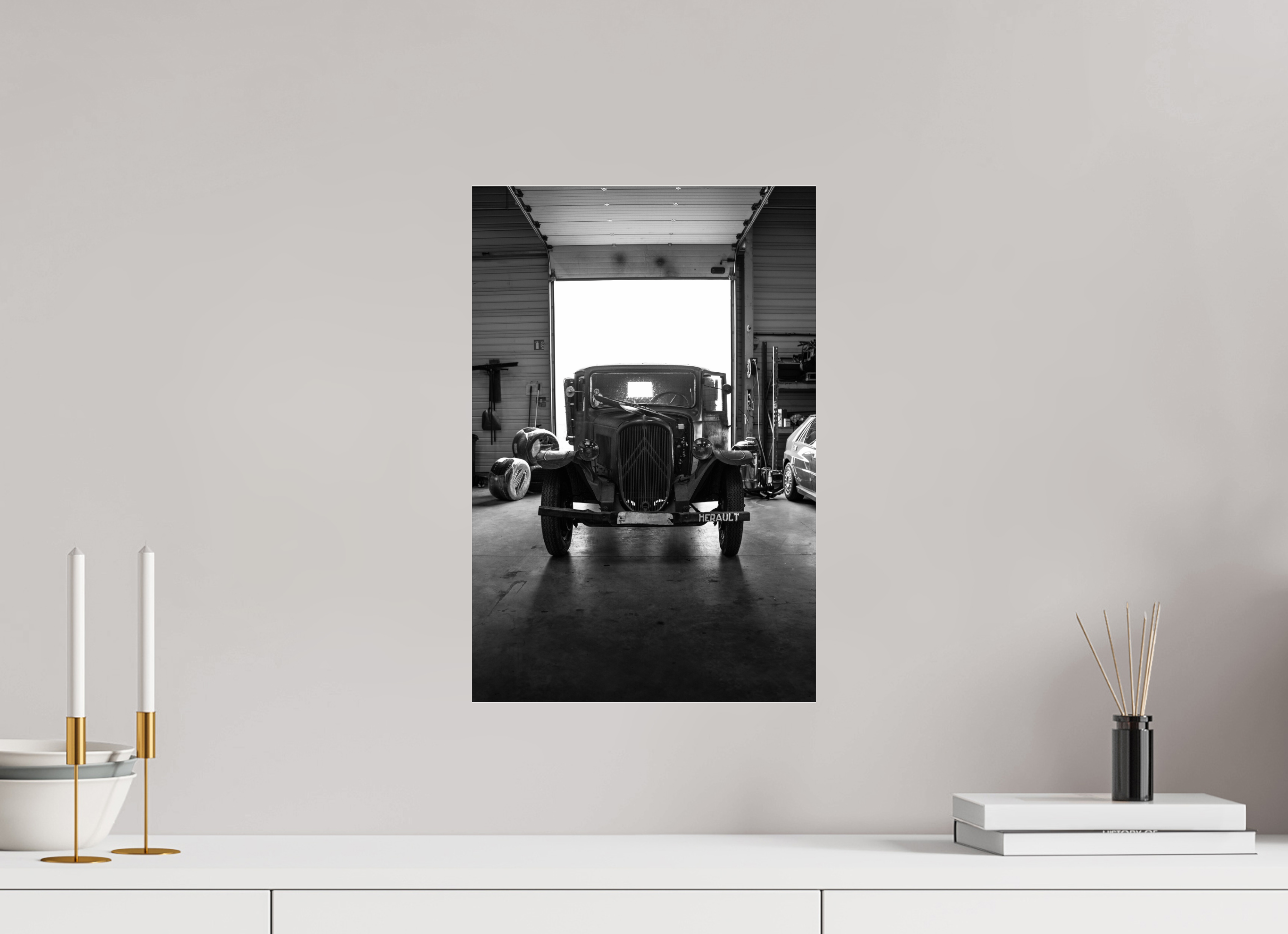 30 x 45 cm, Photo Print Under Acrylic Glass Photographie Murale - Citroën U23