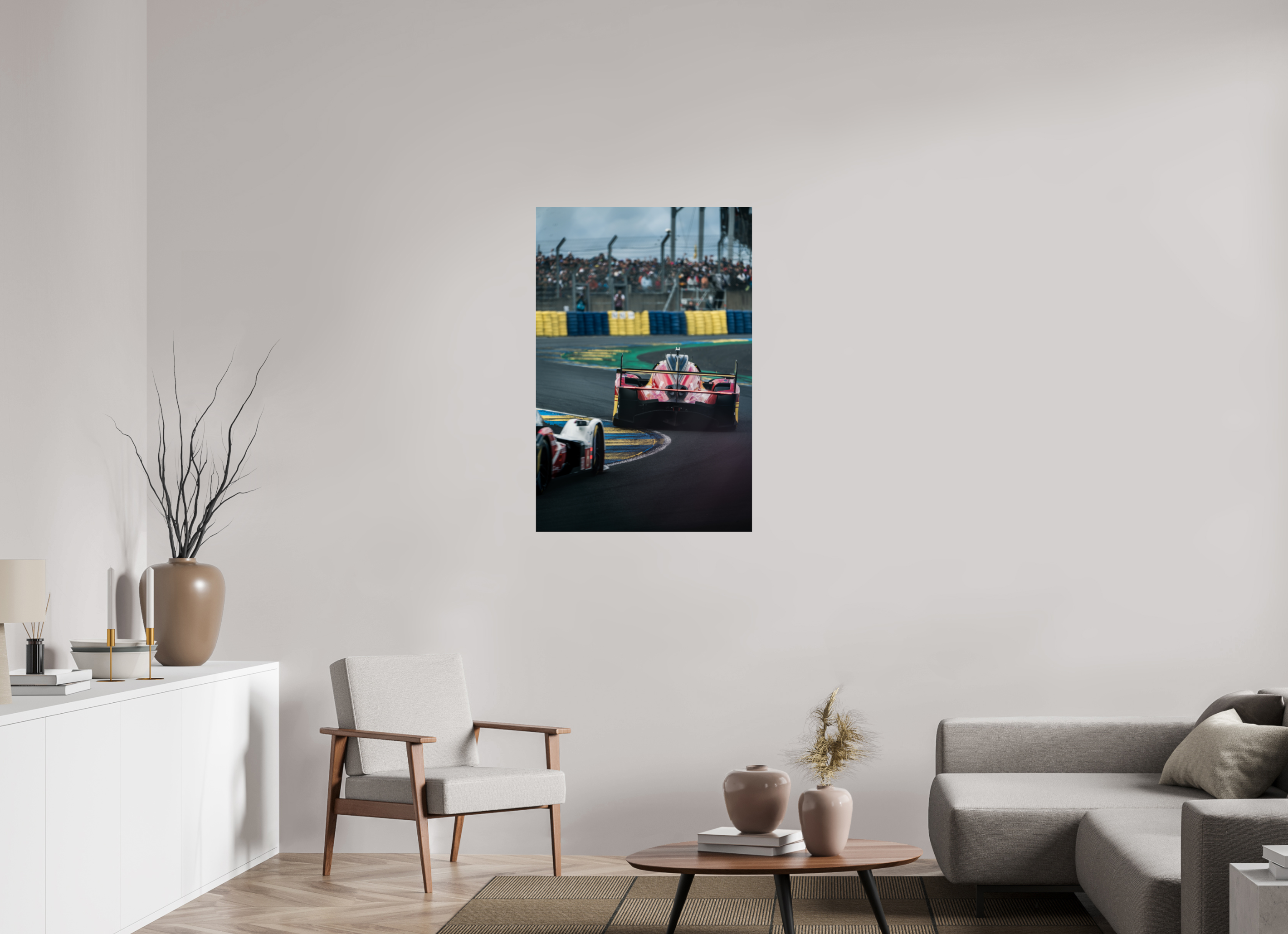 70 x 105 cm, Photo Print Under Acrylic Glass Photographie Murale - Ferrari 499P