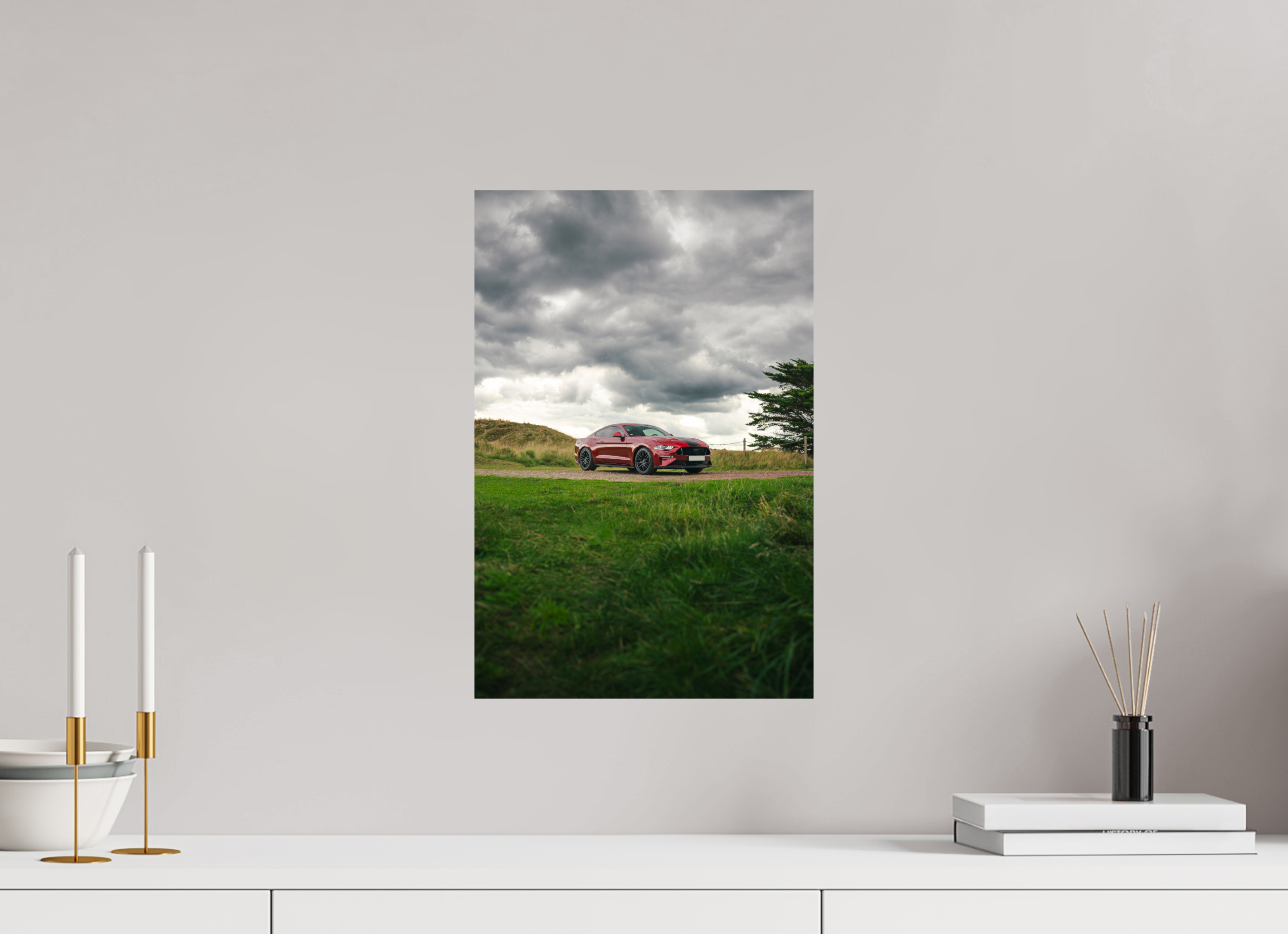 30 x 45 cm, Photo Print On Fuji Crystal DP II Photographie Murale - Mustang VI GT HatchBack n2