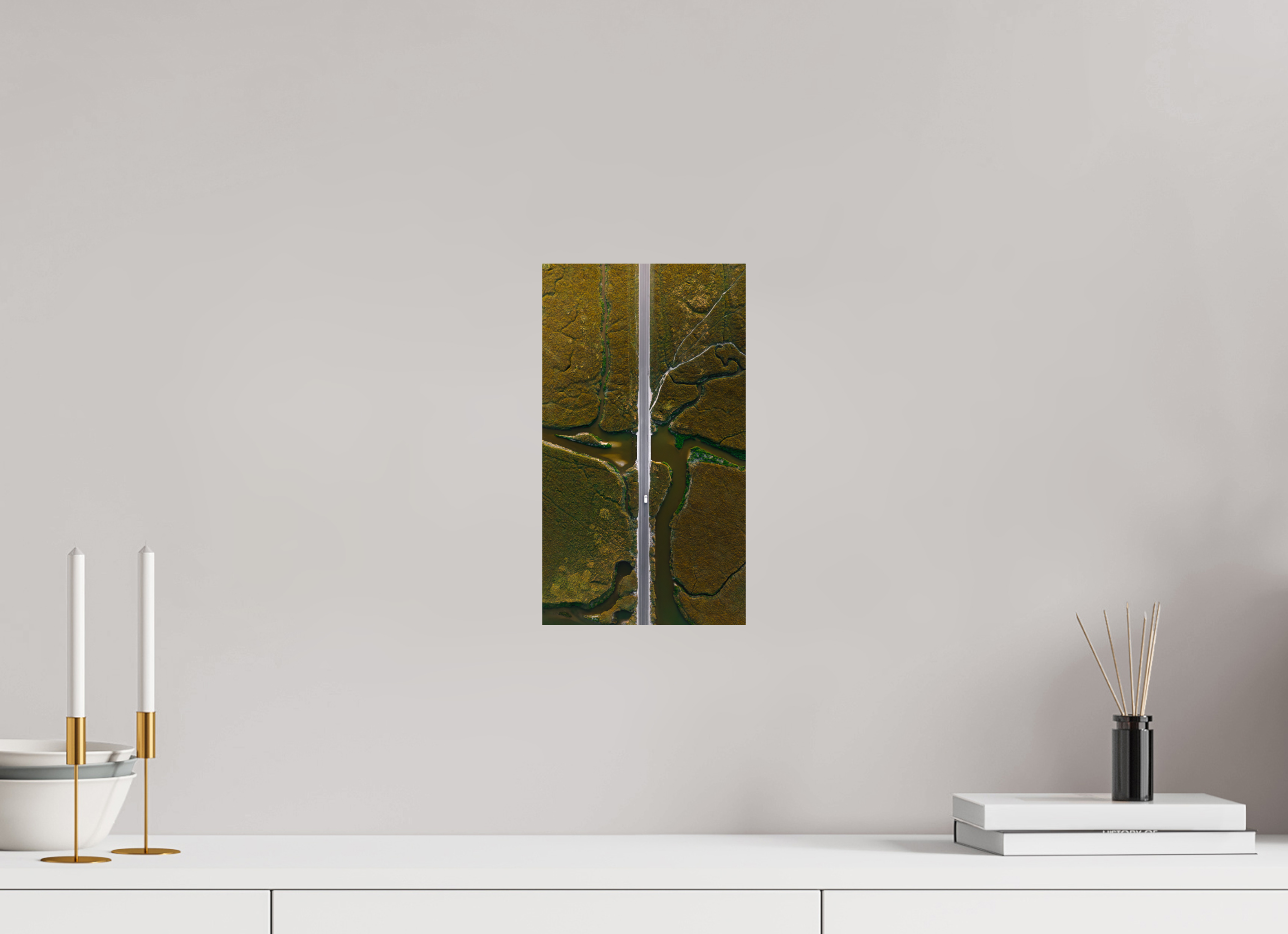 18 x 32 cm, Photo Print On Fuji Crystal DP II Photographie Murale - Les veines de la terre