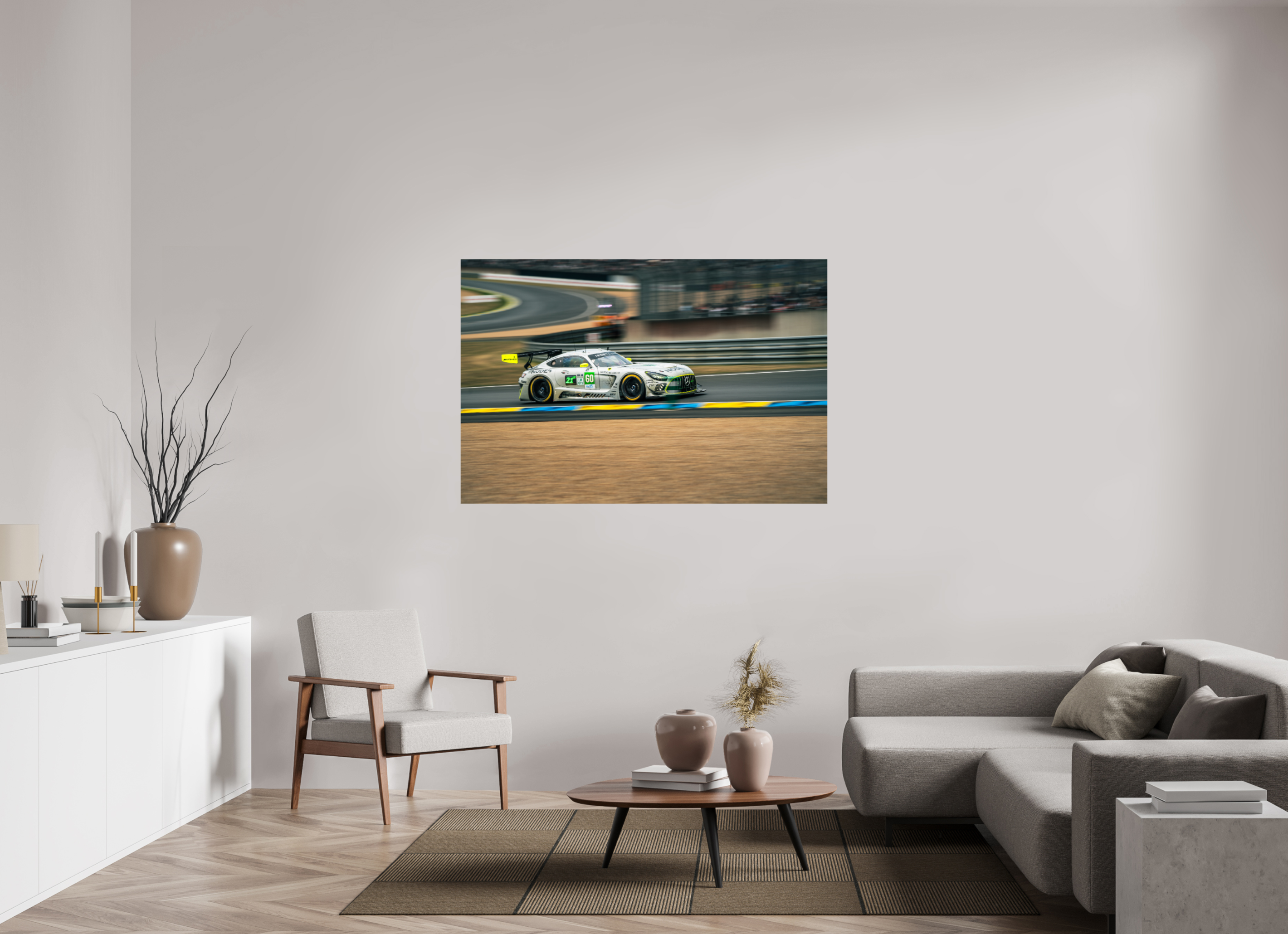 150 x 100 cm, Photo Print On Fuji Crystal DP II Photographie Murale - Mercedes GT3 N2