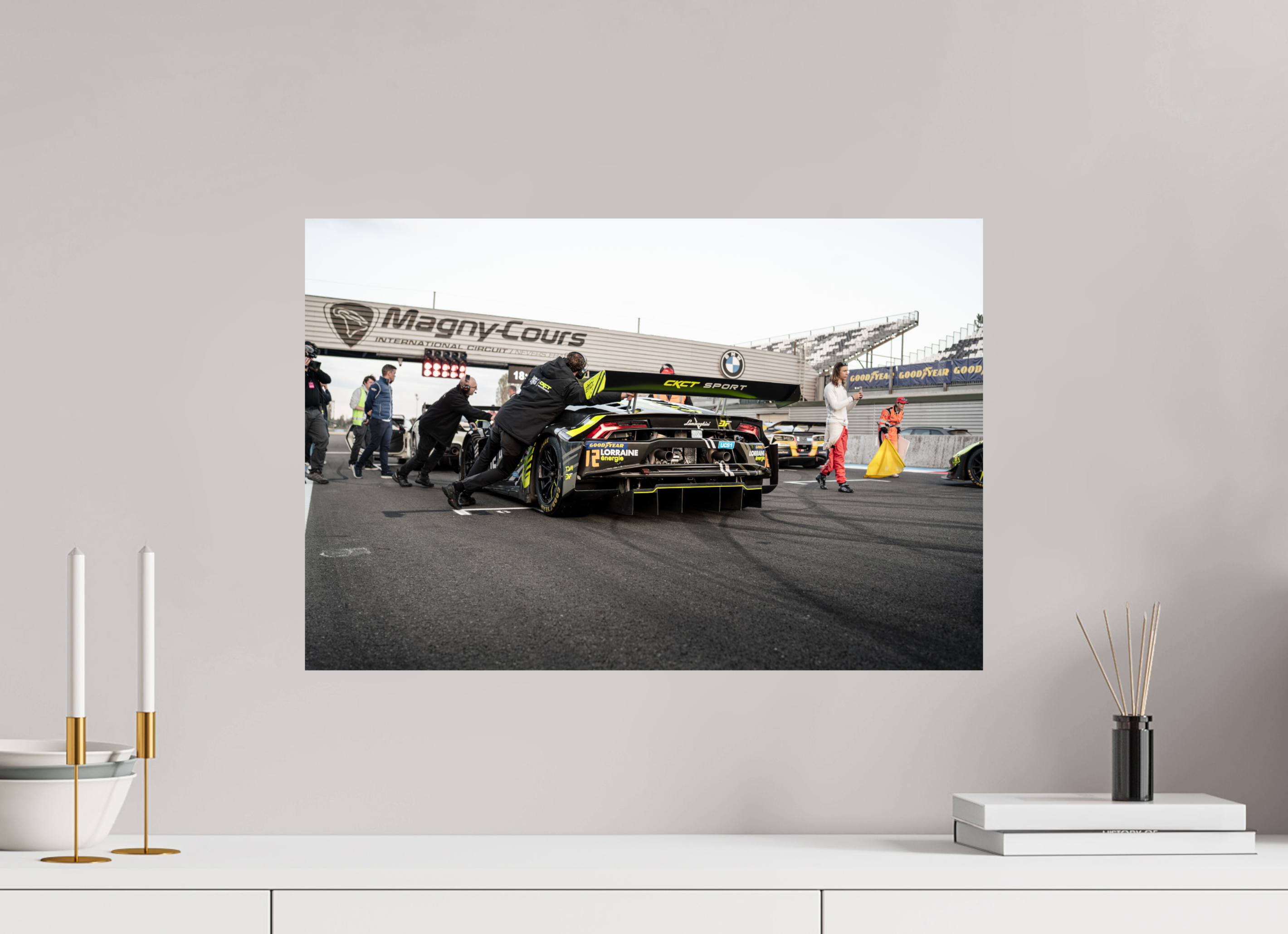 60 x 40 cm, Photo Print On Fuji Crystal DP II Photographie Murale - Lamborghini Huracan GT3 Evo