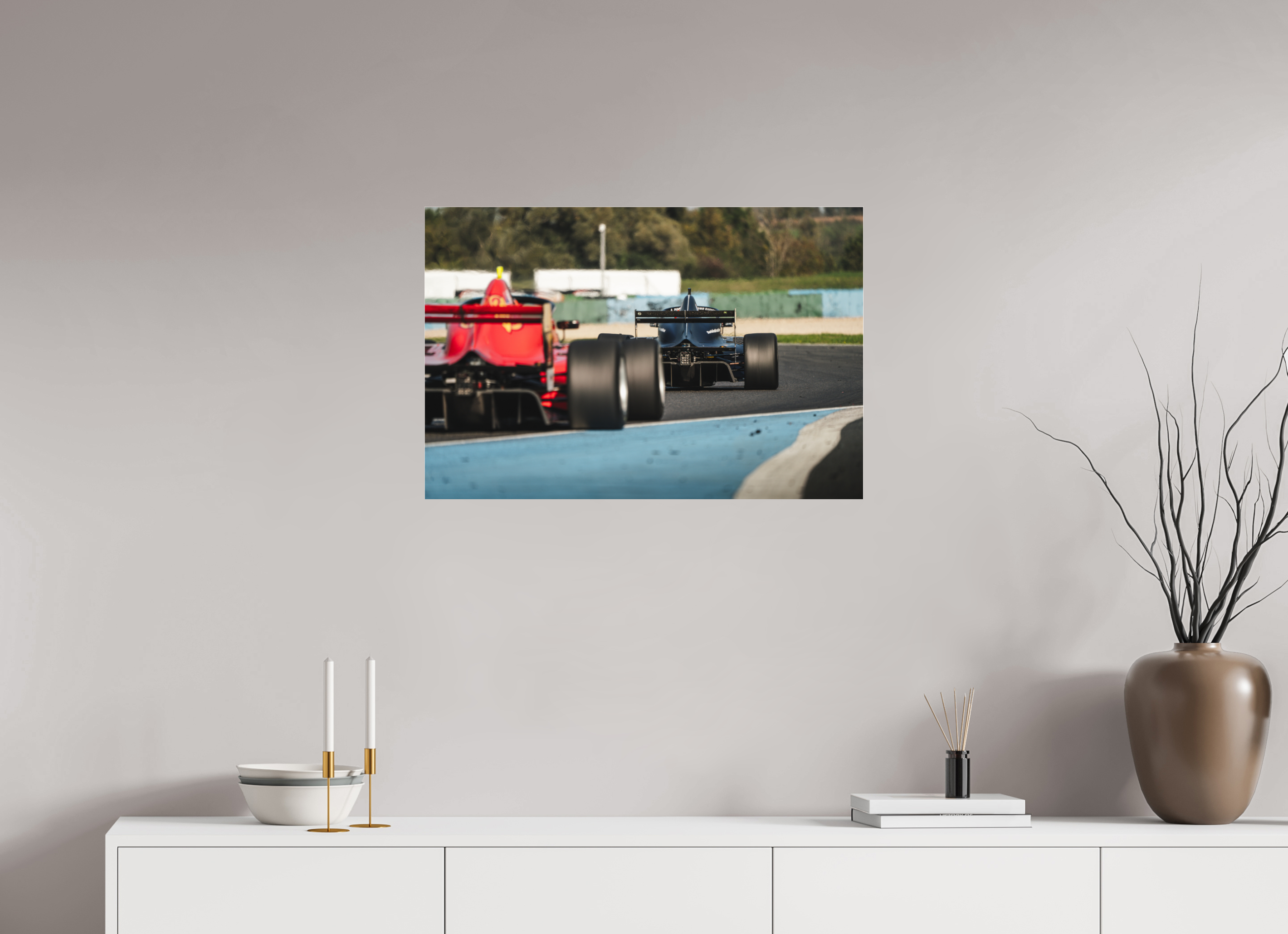 75 x 50 cm, Photo Print Under Acrylic Glass Photographie Murale - Course Formula