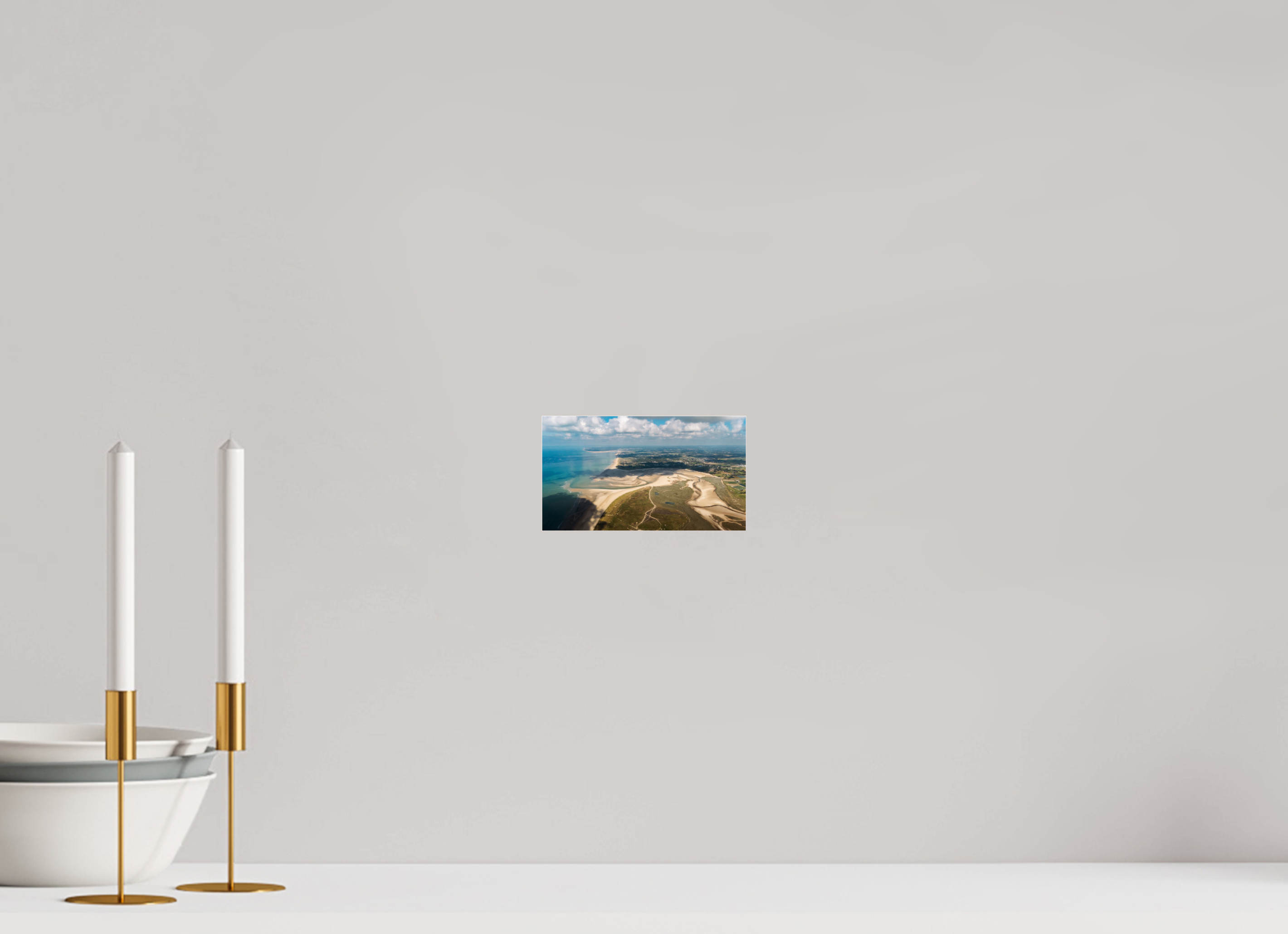 16 x 9 cm, Photo Print Under Acrylic Glass Photographie Murale - Les salines