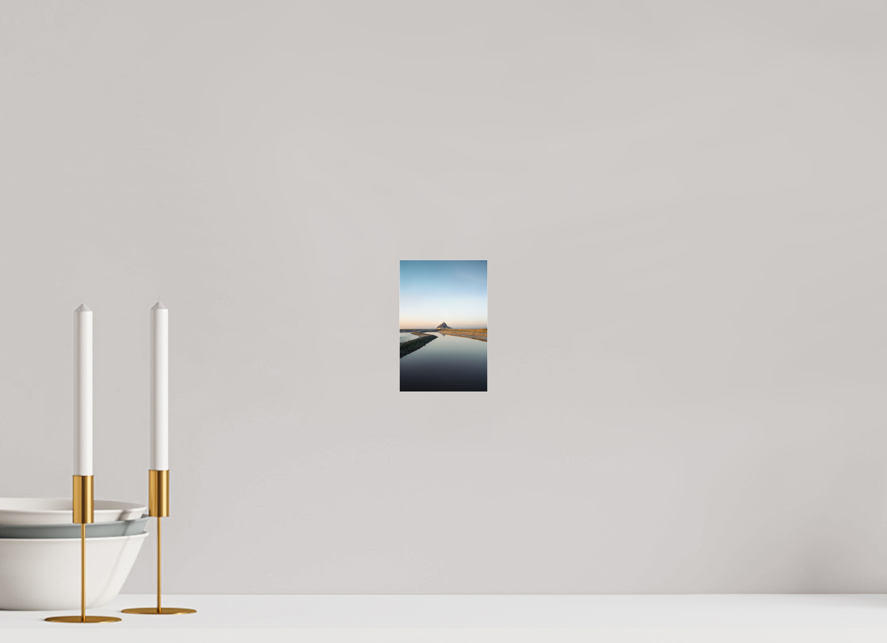 10 x 15 cm, Photo Print Under Acrylic Glass Photographie Murale - Mont Saint Michel