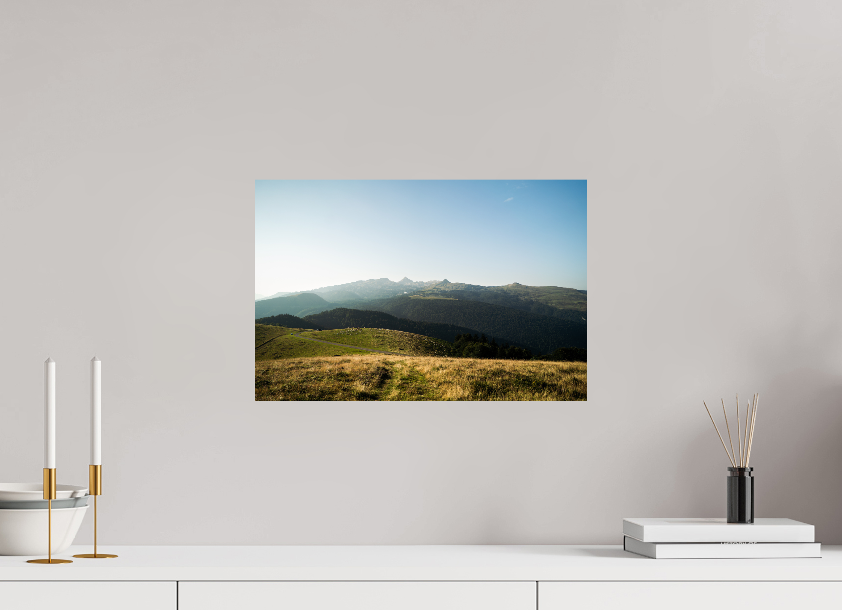 45 x 30 cm, Photo Print On Fuji Crystal DP II Photographie Murale - Paysage des Pyrénées
