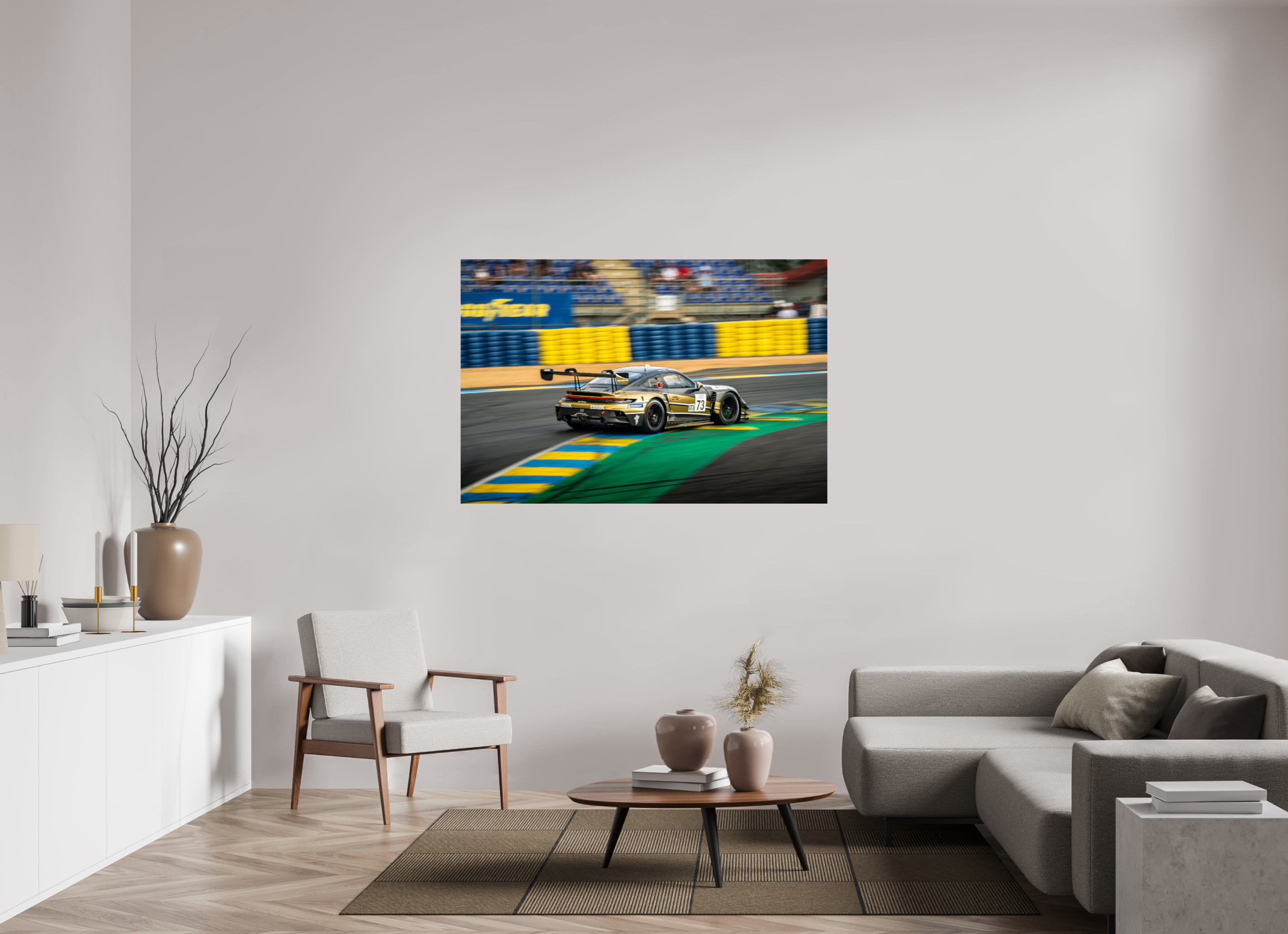 150 x 100 cm, Photo Print On Fuji Crystal DP II Photographie Murale - Porsche GT3