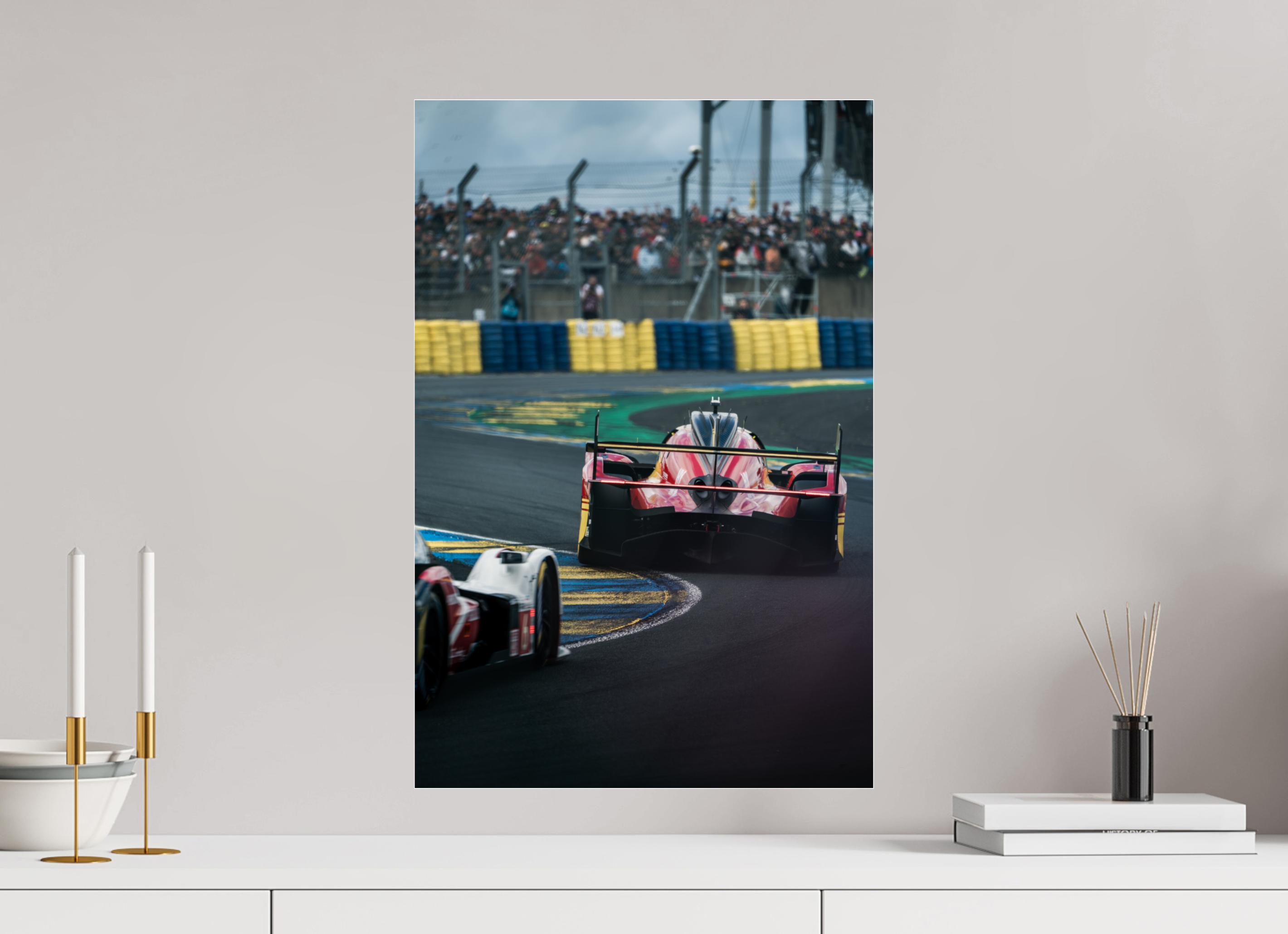 40 x 60 cm, Photo Print Under Acrylic Glass Photographie Murale - Ferrari 499P