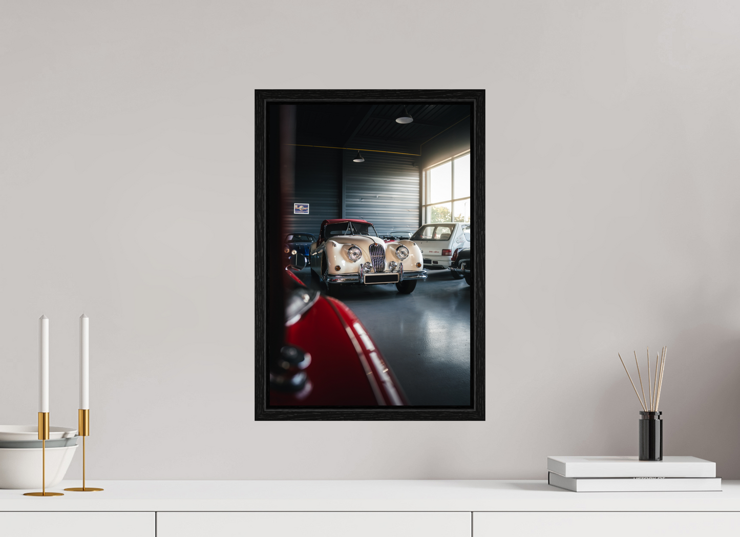 Jaguar XK120 – Légende britannique en décor authentique