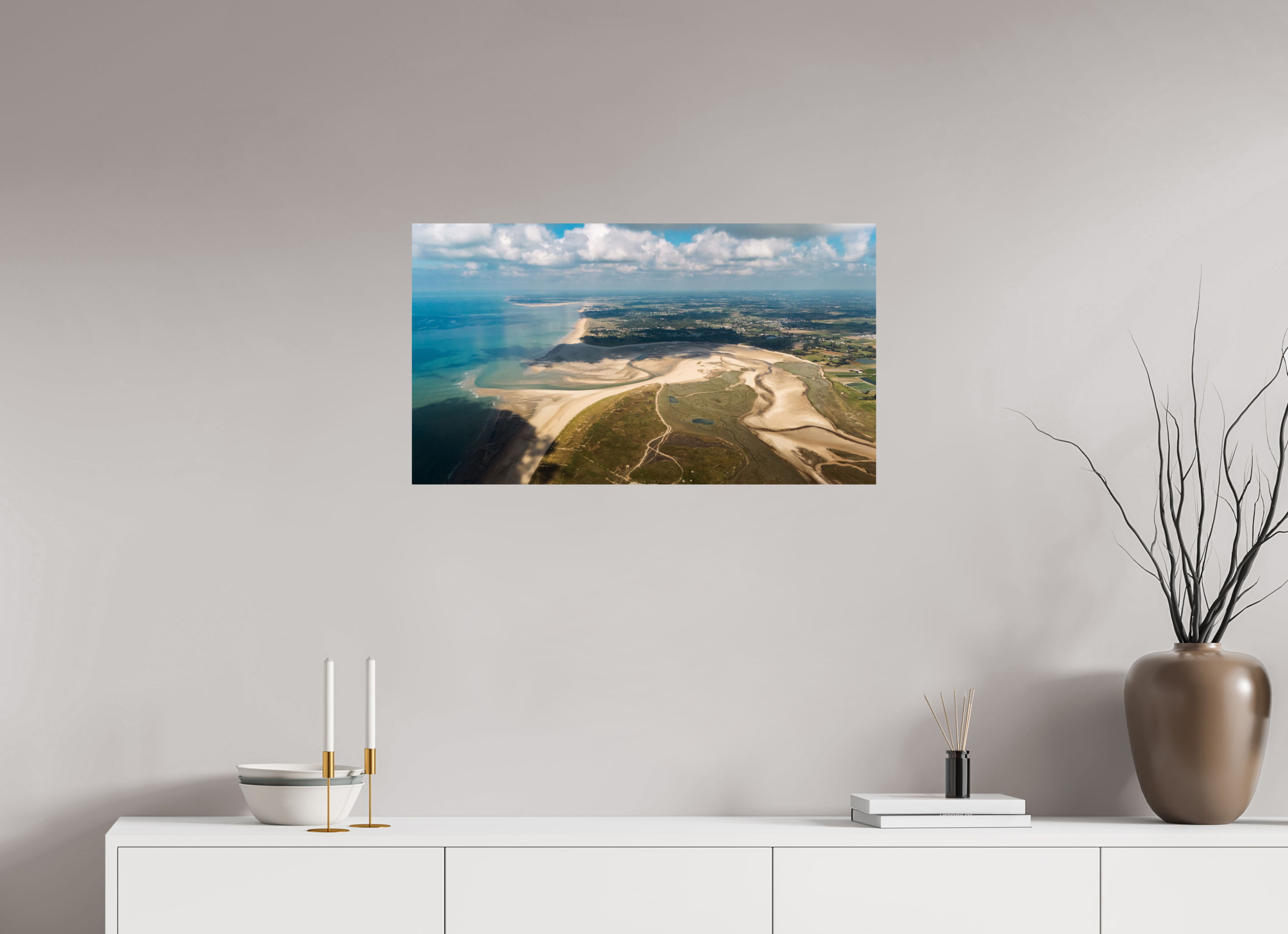 80 x 45 cm, Photo Print On Fuji Crystal DP II Photographie Murale - Les salines