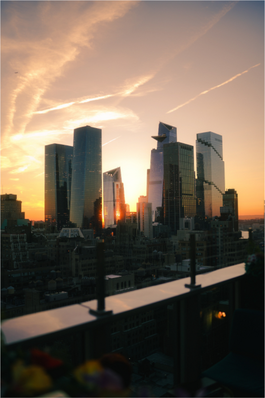 Crépuscule Urbain à New York