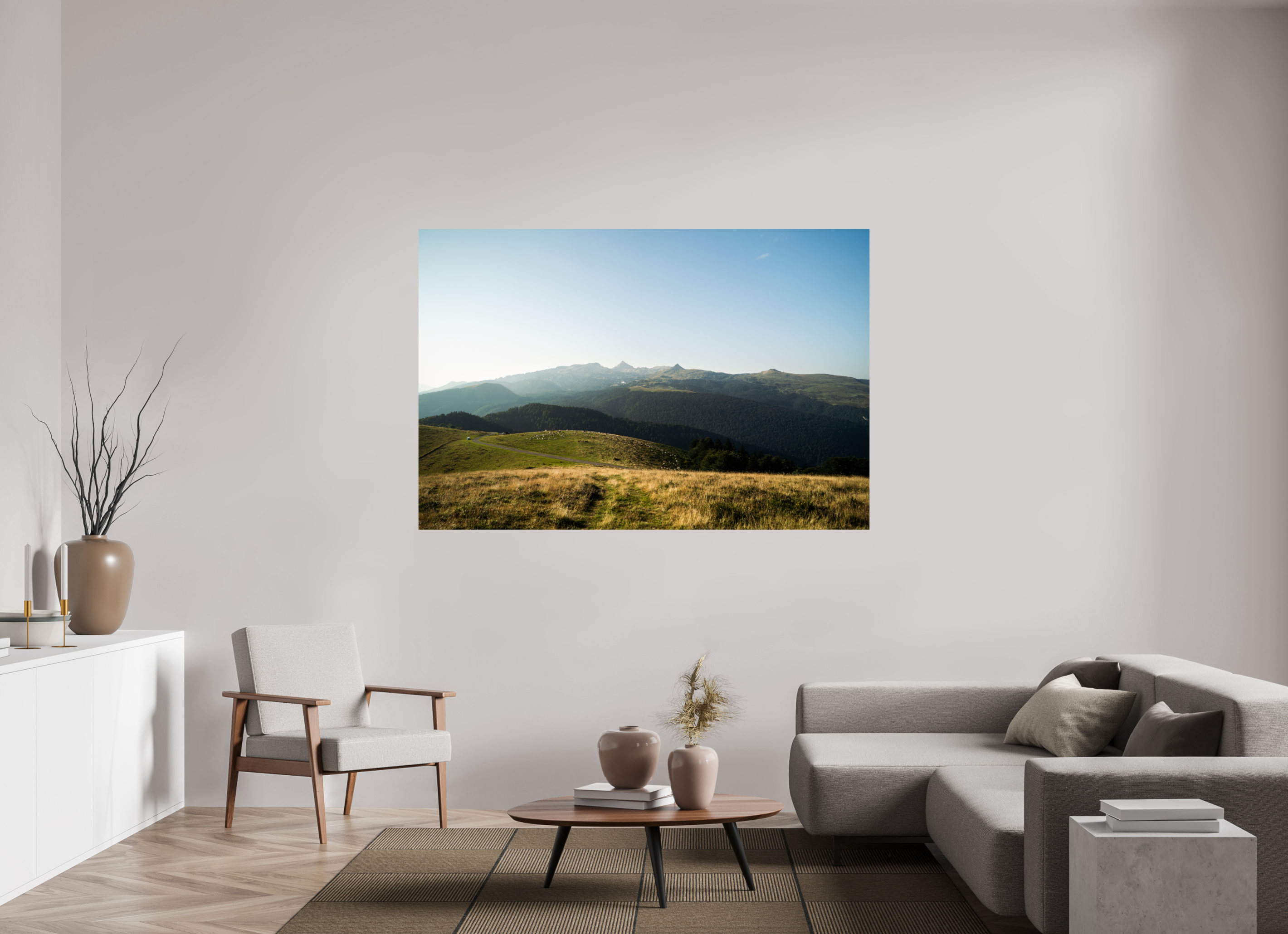 180 x 120 cm, Photo Print On Fuji Crystal DP II Photographie Murale - Paysage des Pyrénées