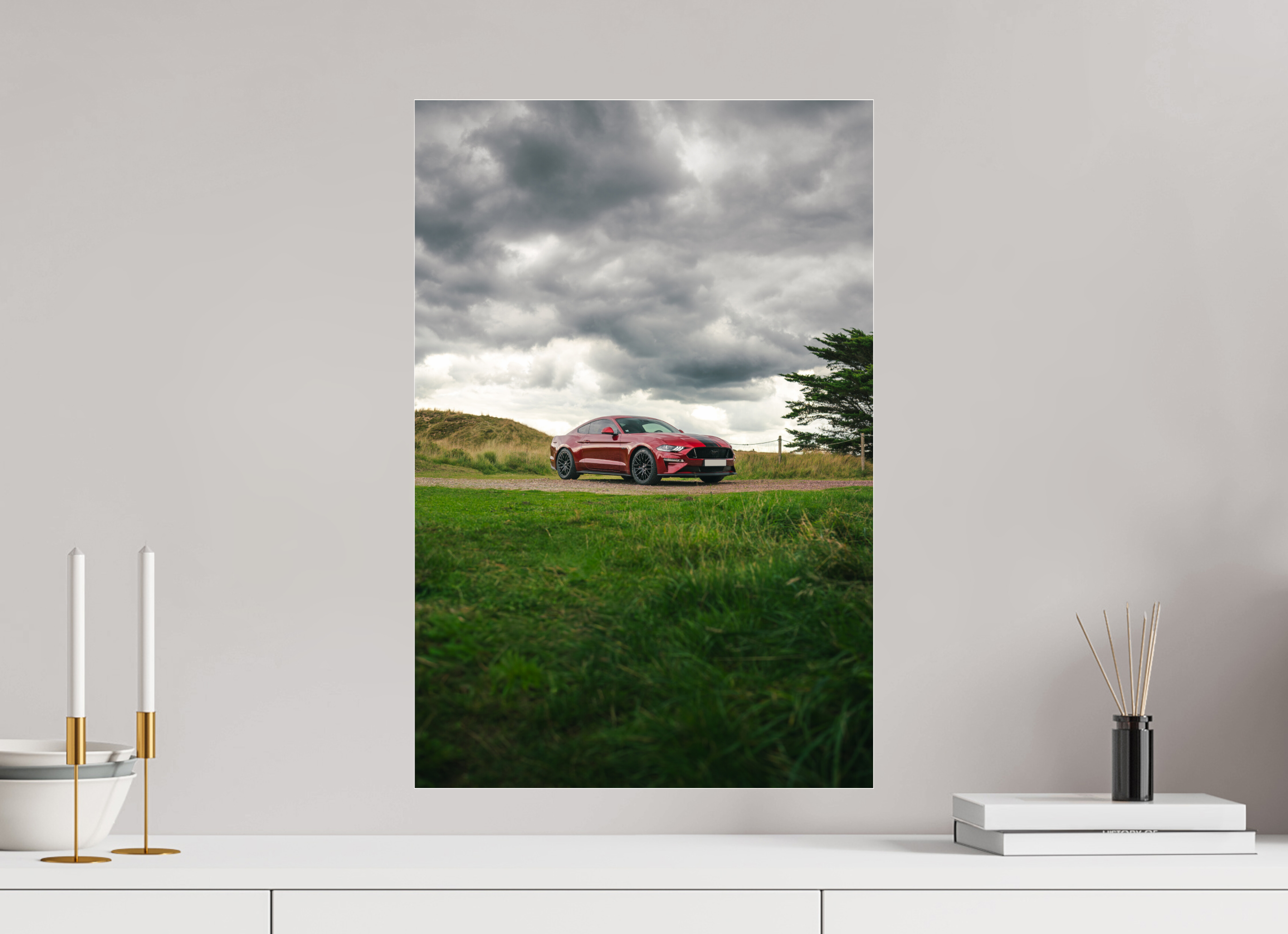 40 x 60 cm, Photo Print Under Acrylic Glass Photographie Murale - Mustang VI GT HatchBack n2